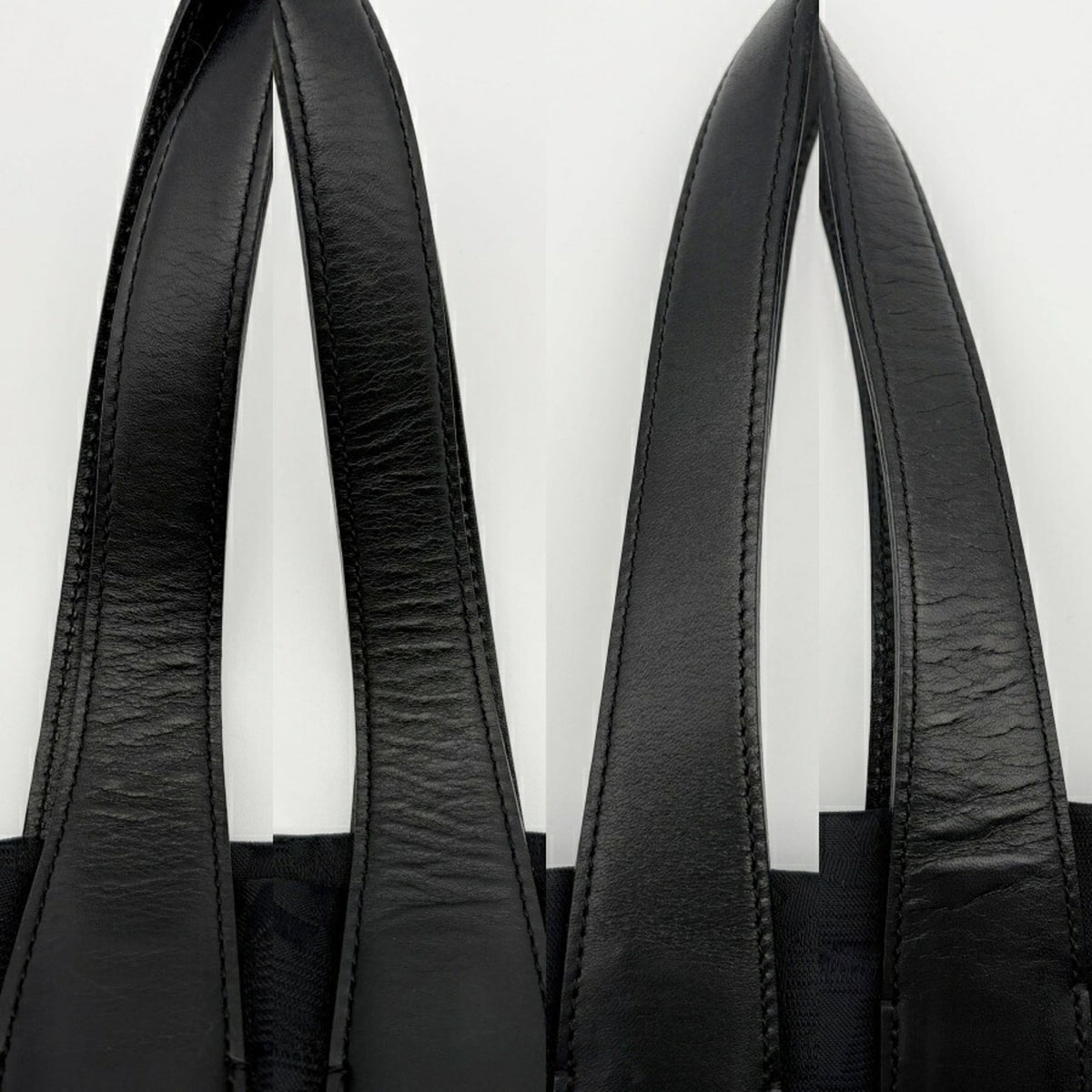 Chanel Black Nylon Jacquard Leather Tote Bag (Pre-Owned)