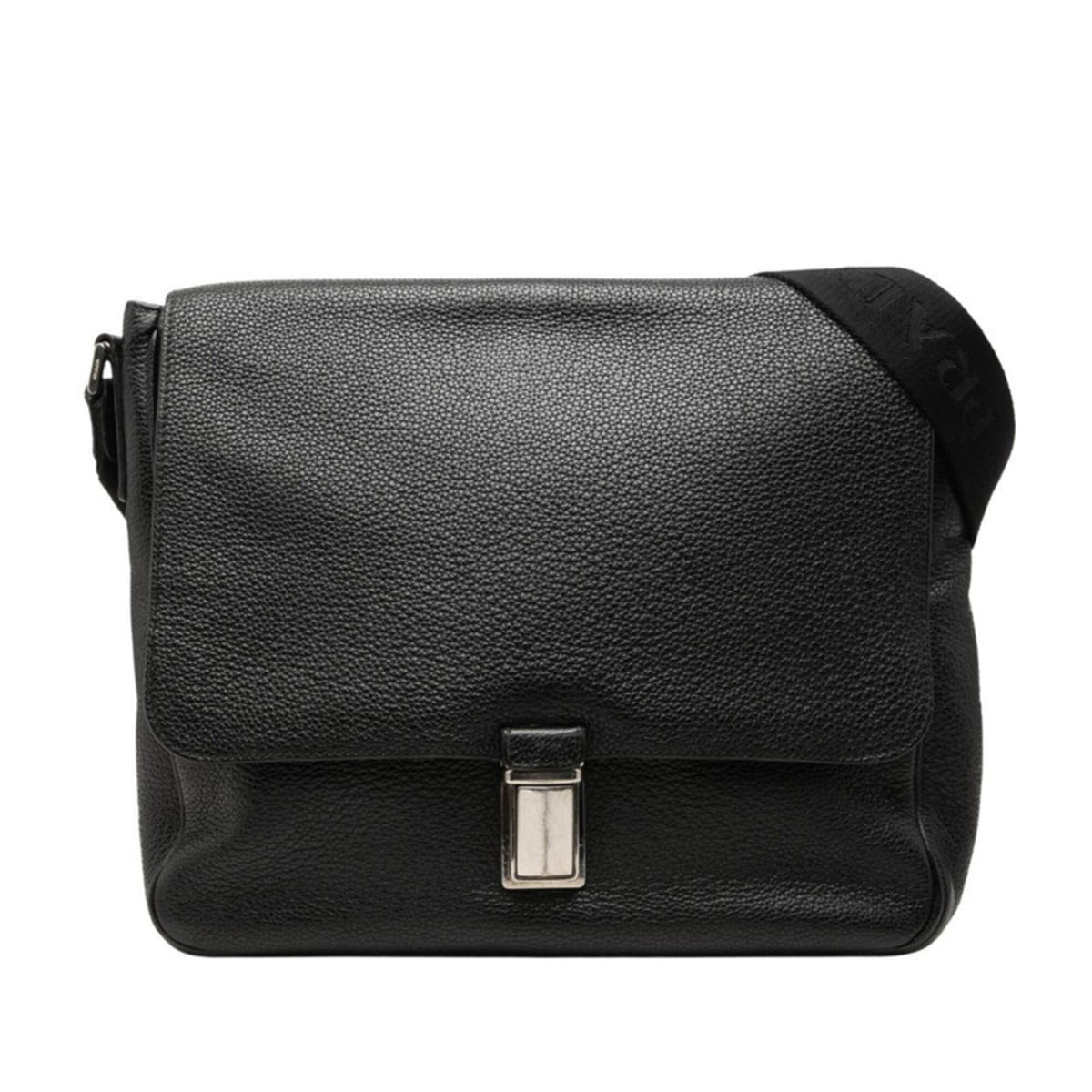 Prada Black Leather Shoulder Bag (Pre-Owned)