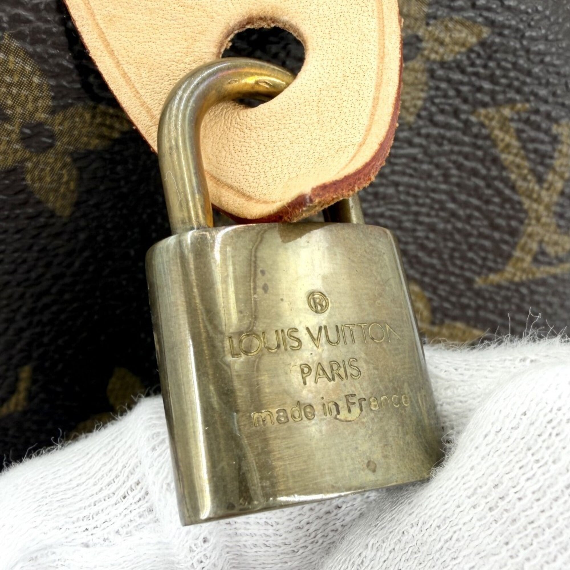 Louis Vuitton Brown Monogram Boston Bag Handbag (Pre-Owned)