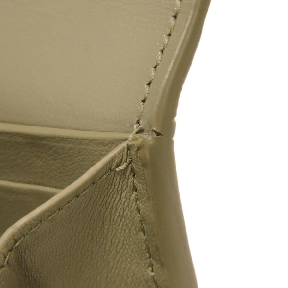 Bottega Veneta Green Intrecciato Long Wallet (Bi-Fold) (Pre-Owned)