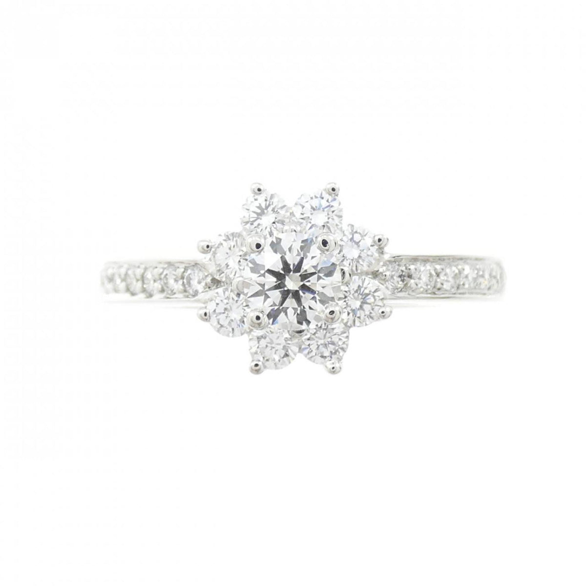 Tiffany Platinum Platinum 950 Band Ring (Pre-Owned)