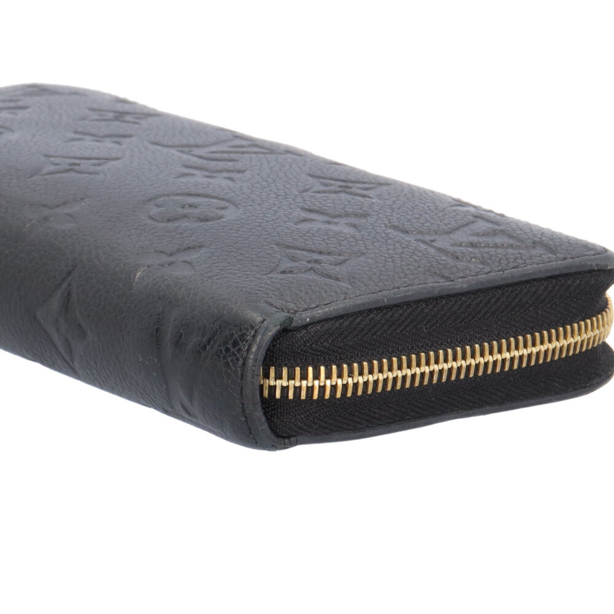 Louis Vuitton Monogram Empreinte Black Noir Monogram Empreinte Long Wallet (Bi-Fold) (Pre-Owned)