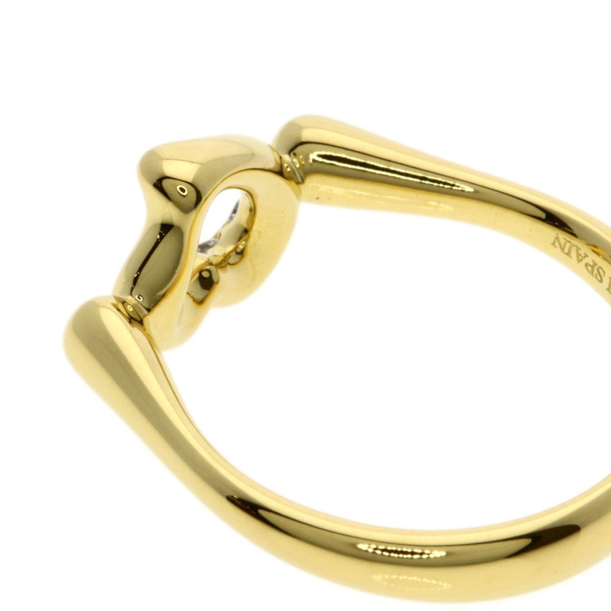 Tiffany Open Heart Yellow Gold (18K) Band Ring (Pre-Owned)