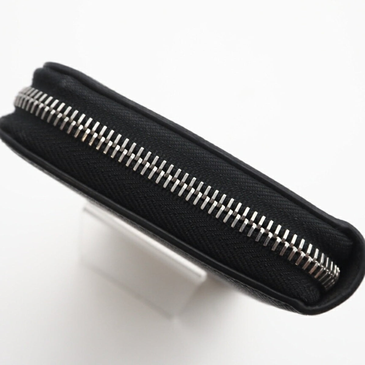 Prada Saffiano Black Leather Saffiano Long Wallet (Bi-Fold) (Pre-Owned)