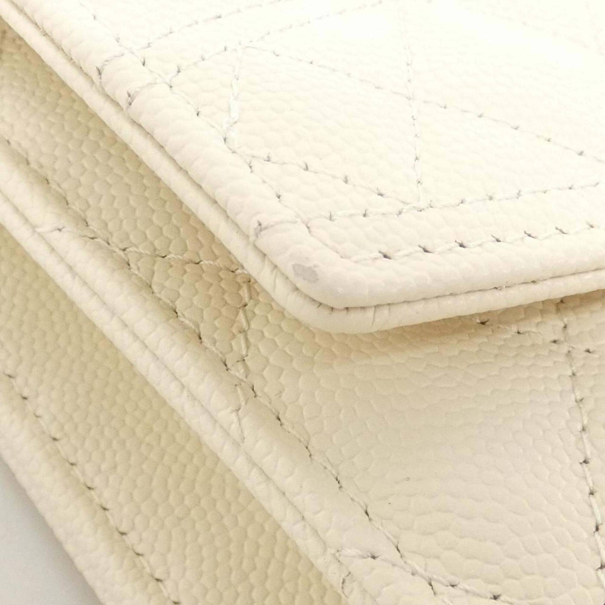 Chanel Ivory Grained Calfskin Backpack (Pre-Owned)