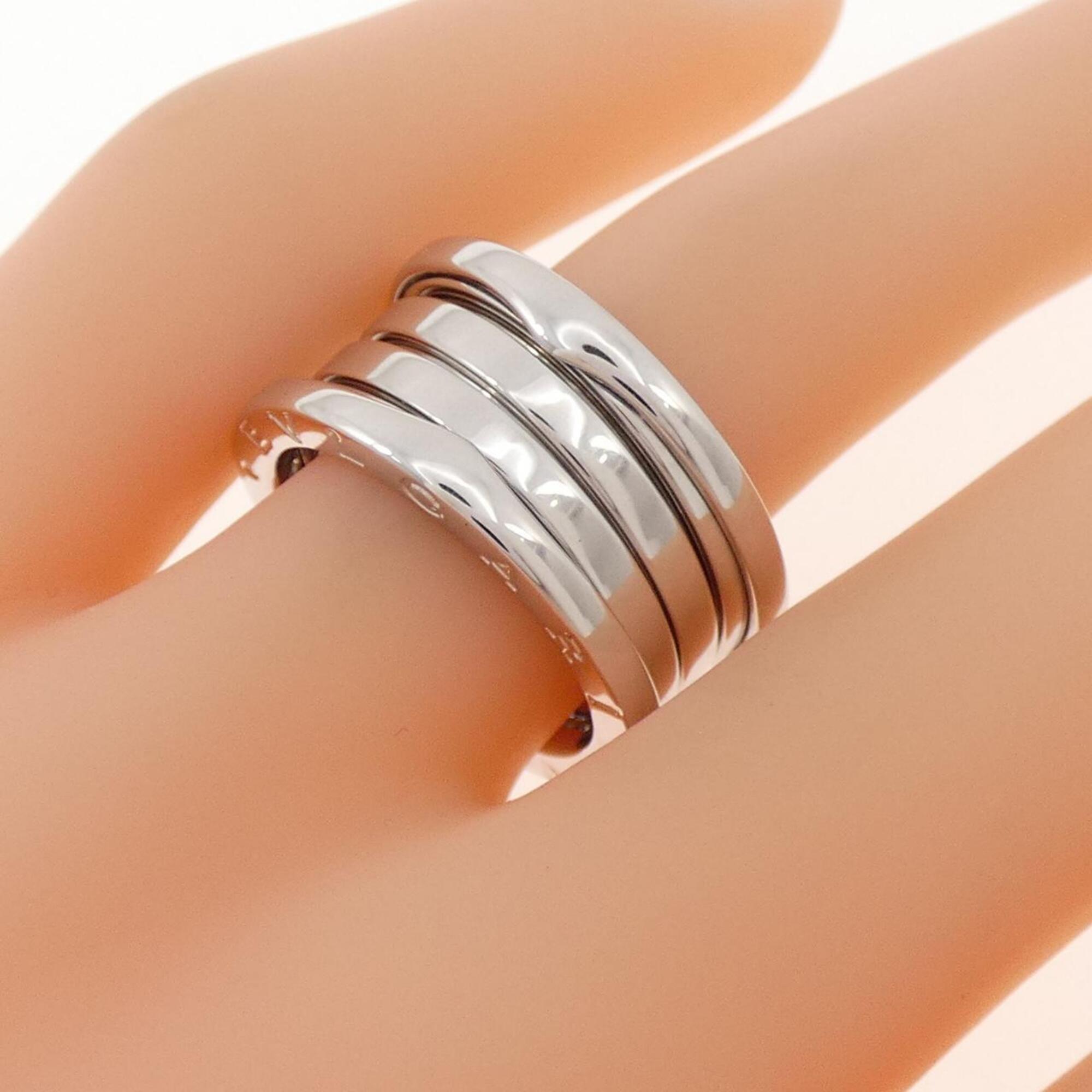 Bvlgari Silver White Gold (18K) Band Ring (Pre-Owned)