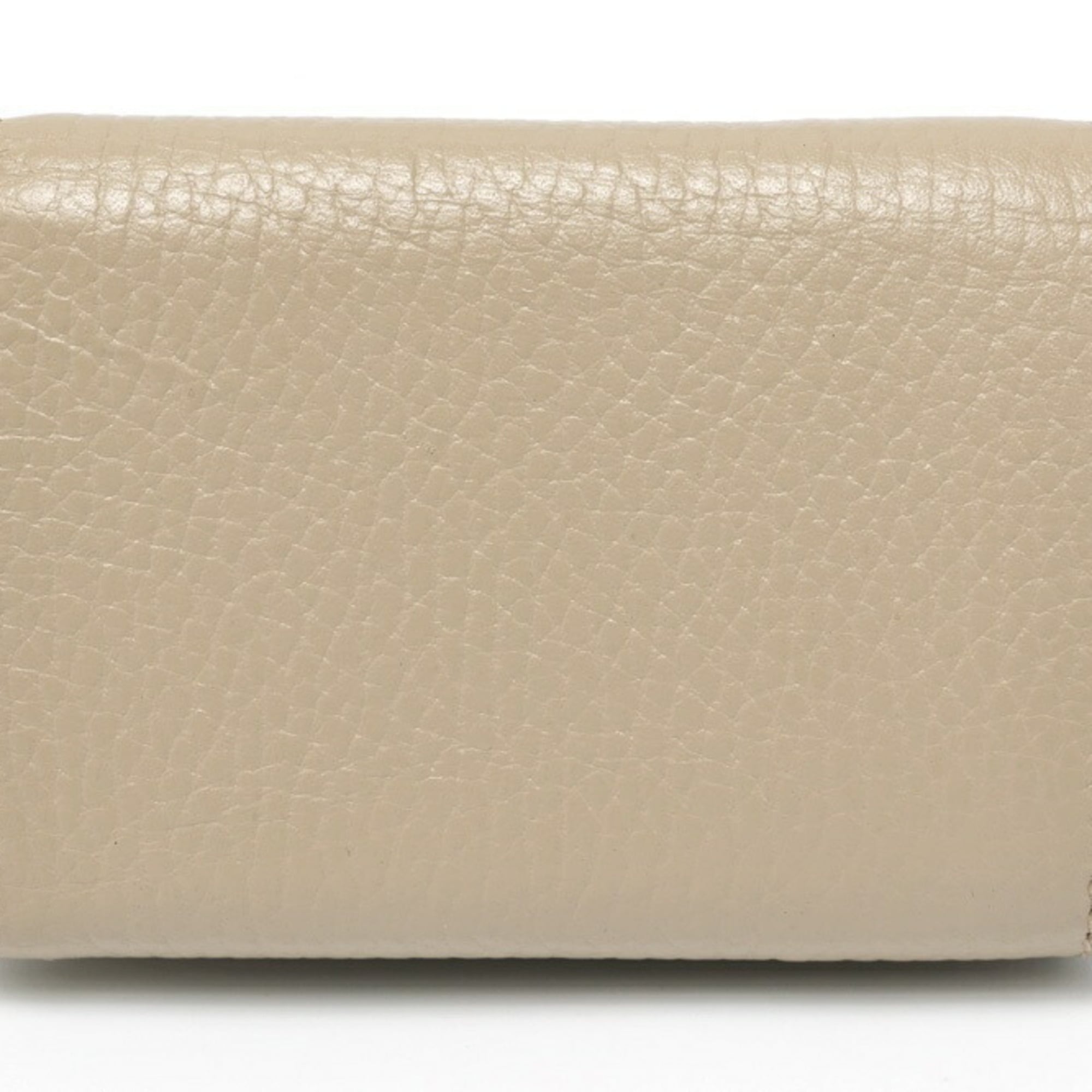 Gucci Beige Yellow Leather Wallet (Tri-Fold) (Pre-Owned)