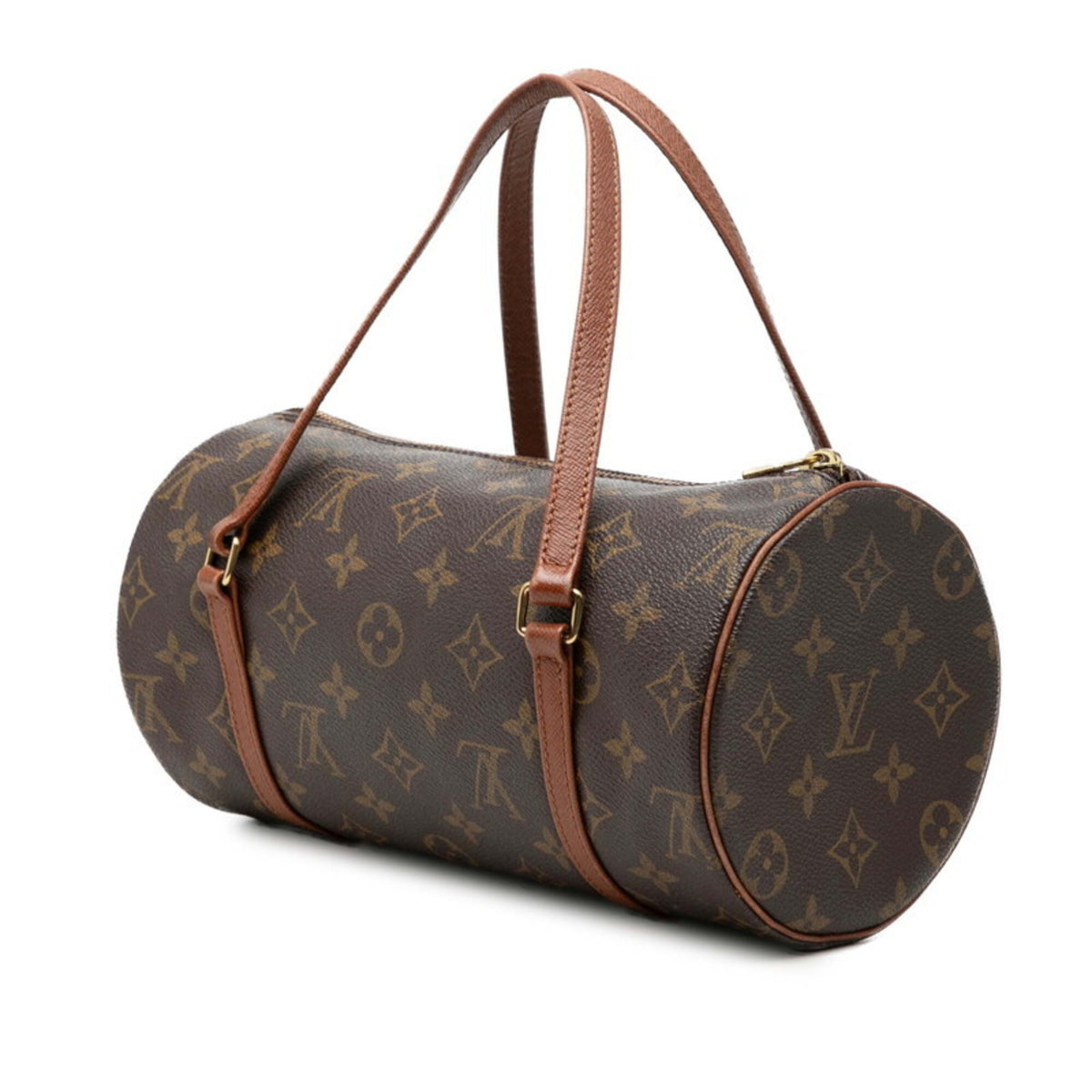 Louis Vuitton Monogram Brown Pvc Leather Handbag (Pre-Owned)