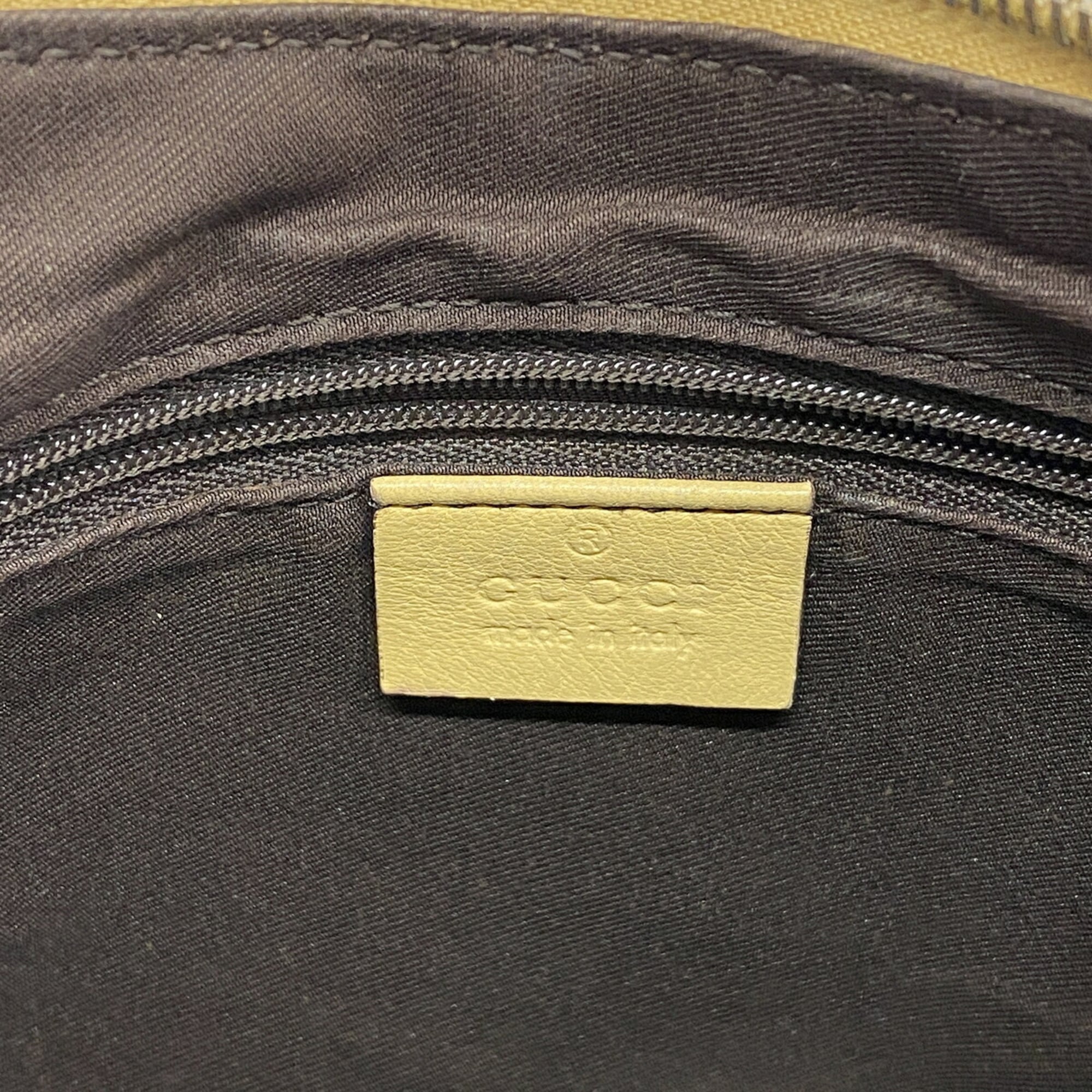 Gucci Beige Canvas Handbag (Pre-Owned)