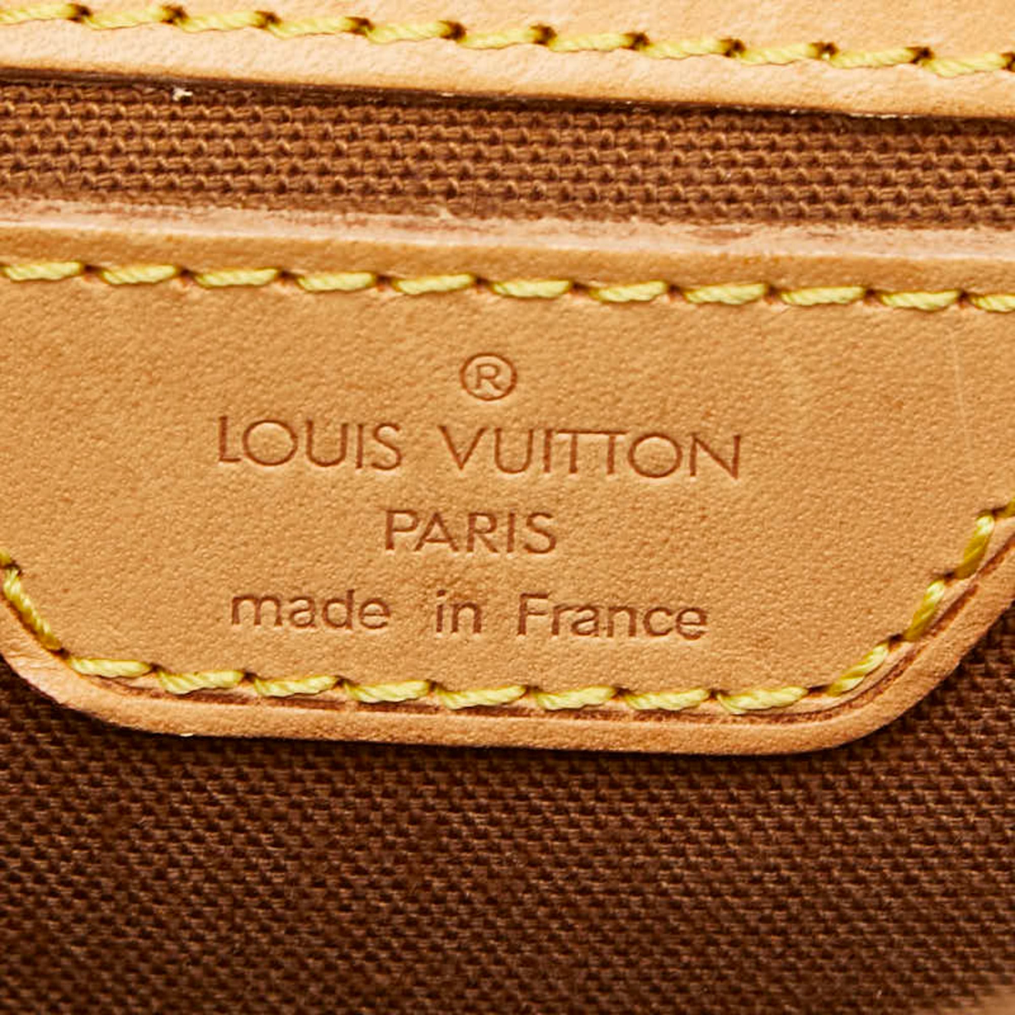 Louis Vuitton Brown Pvc Leather Handbag Shoulder Bag (Pre-Owned)