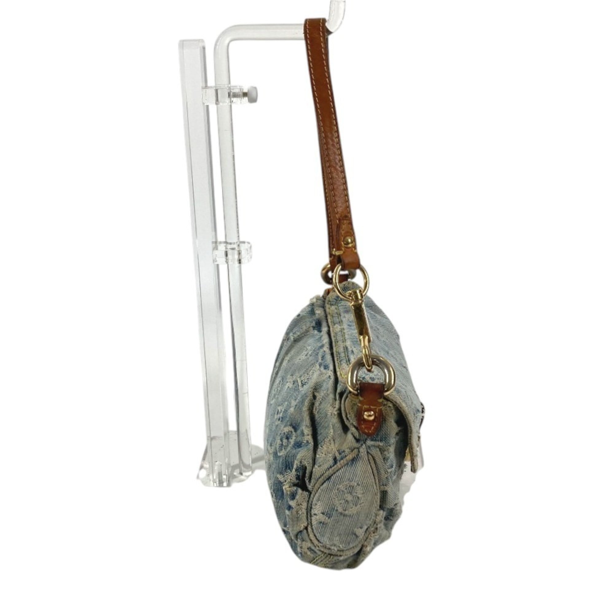 Louis Vuitton Monogram Denim Blue Monogram Denim Handbag Shoulder Bag (Pre-Owned)