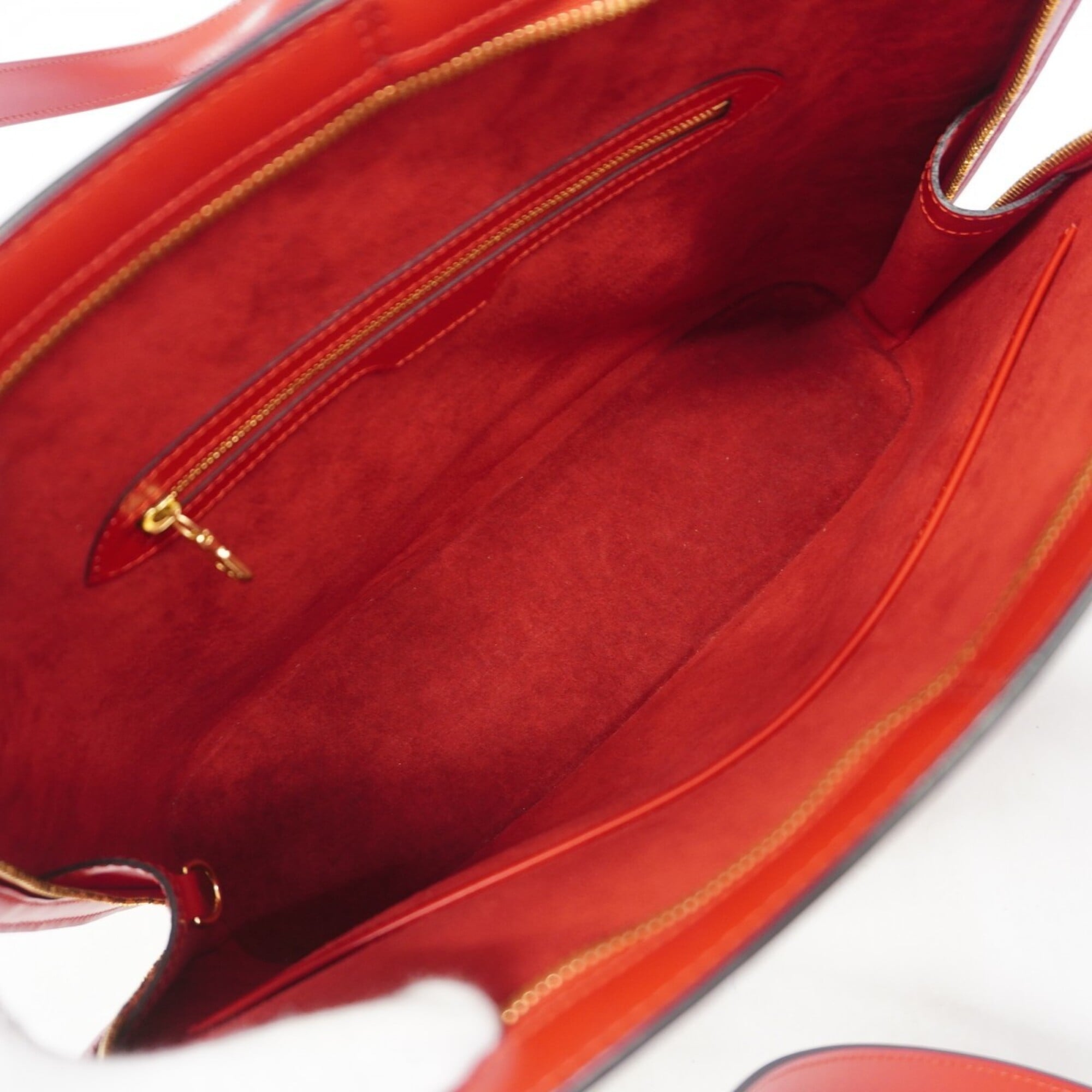 Louis Vuitton Castilian Red Shoulder Bag (Pre-Owned)