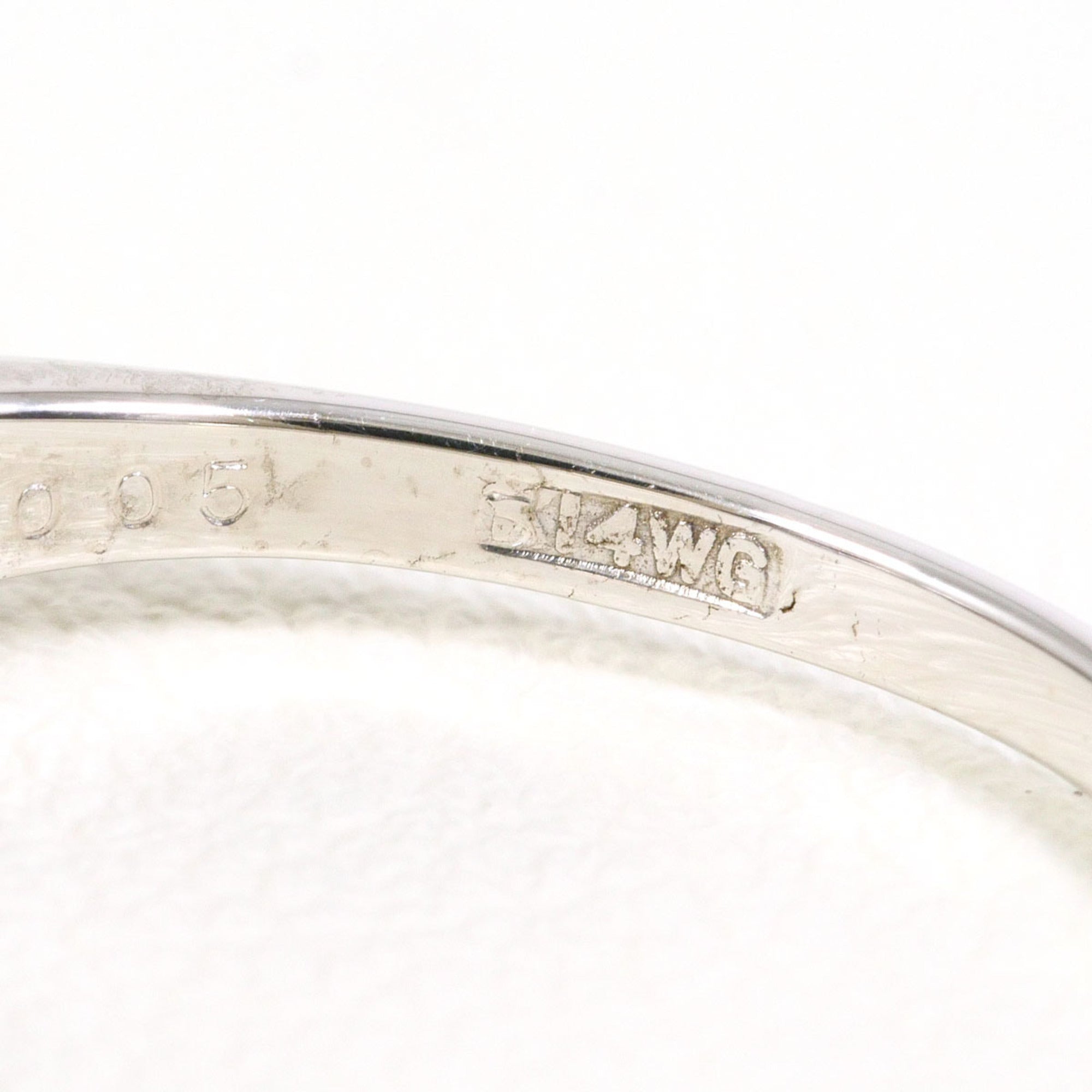 Unbranded White Gold White Gold (14K) Band Ring (Pre-Owned)