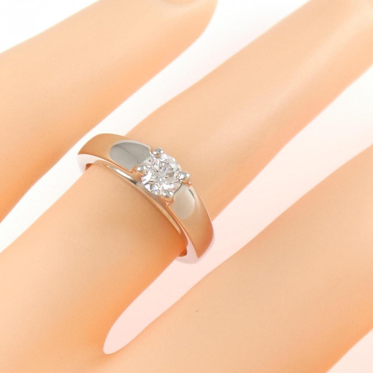 Bvlgari Platinum Platinum 950 Band Ring (Pre-Owned)