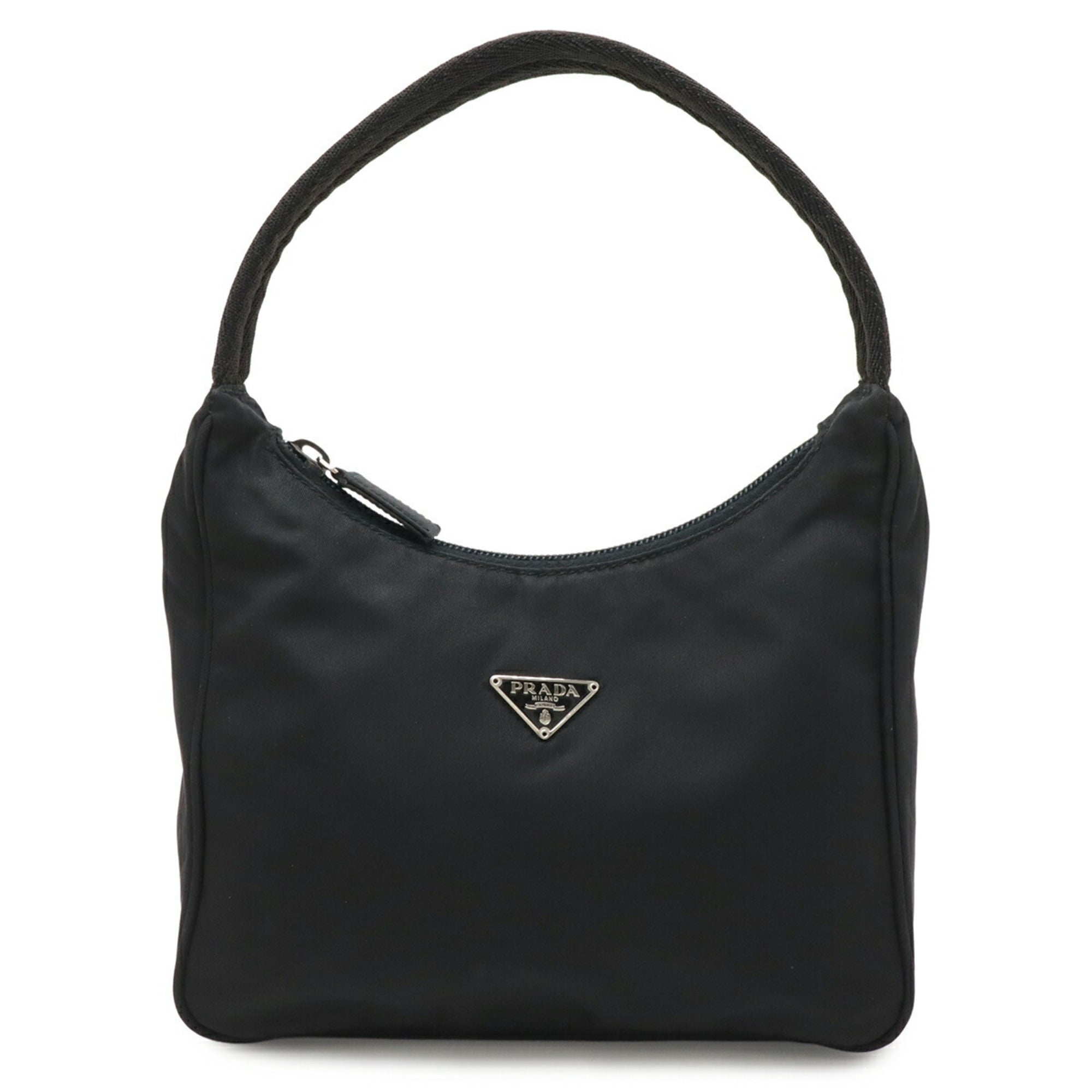 Prada Black Nero Nylon Handbag (Pre-Owned)