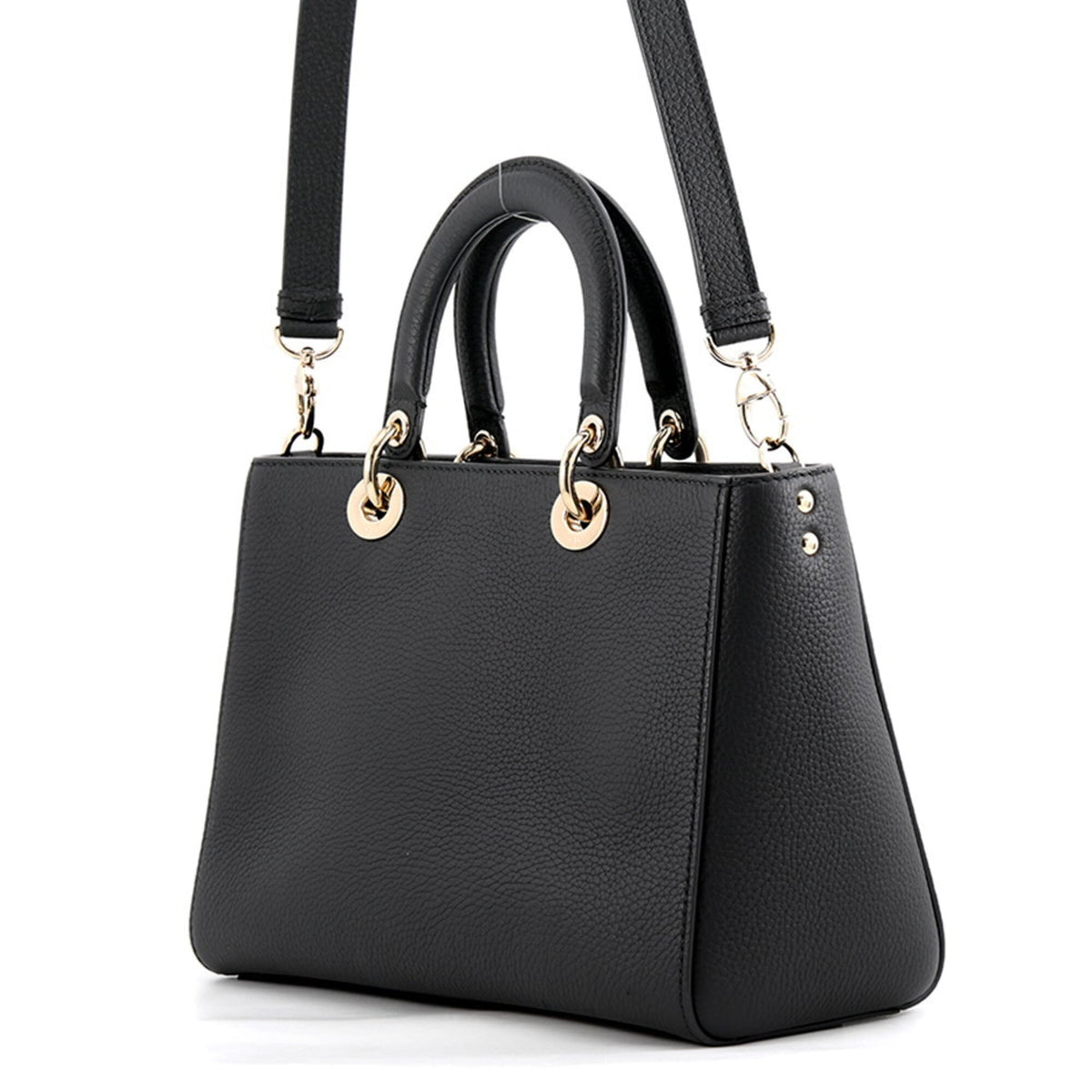 Christian Dior Black Leather Handbag (Pre-Owned)
