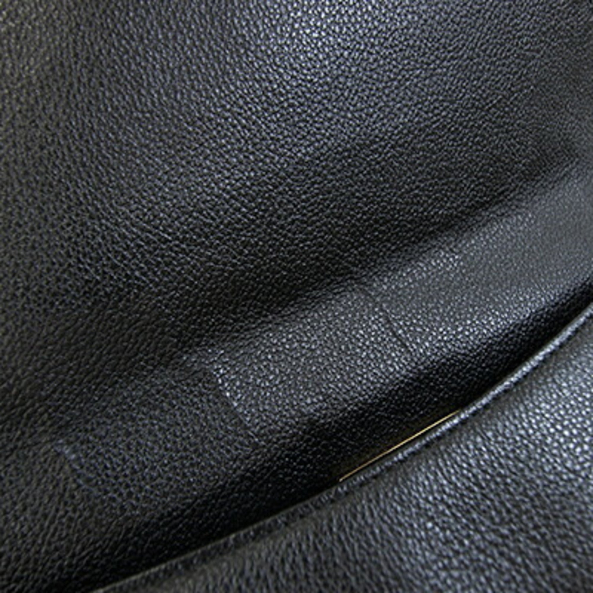 Yves Saint Laurent Black Leather Shoulder Bag (Pre-Owned)