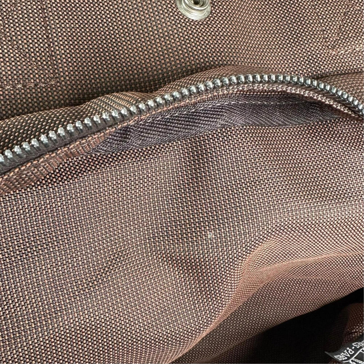 Hermes Brown Canvas Backpack (Pre-Owned)