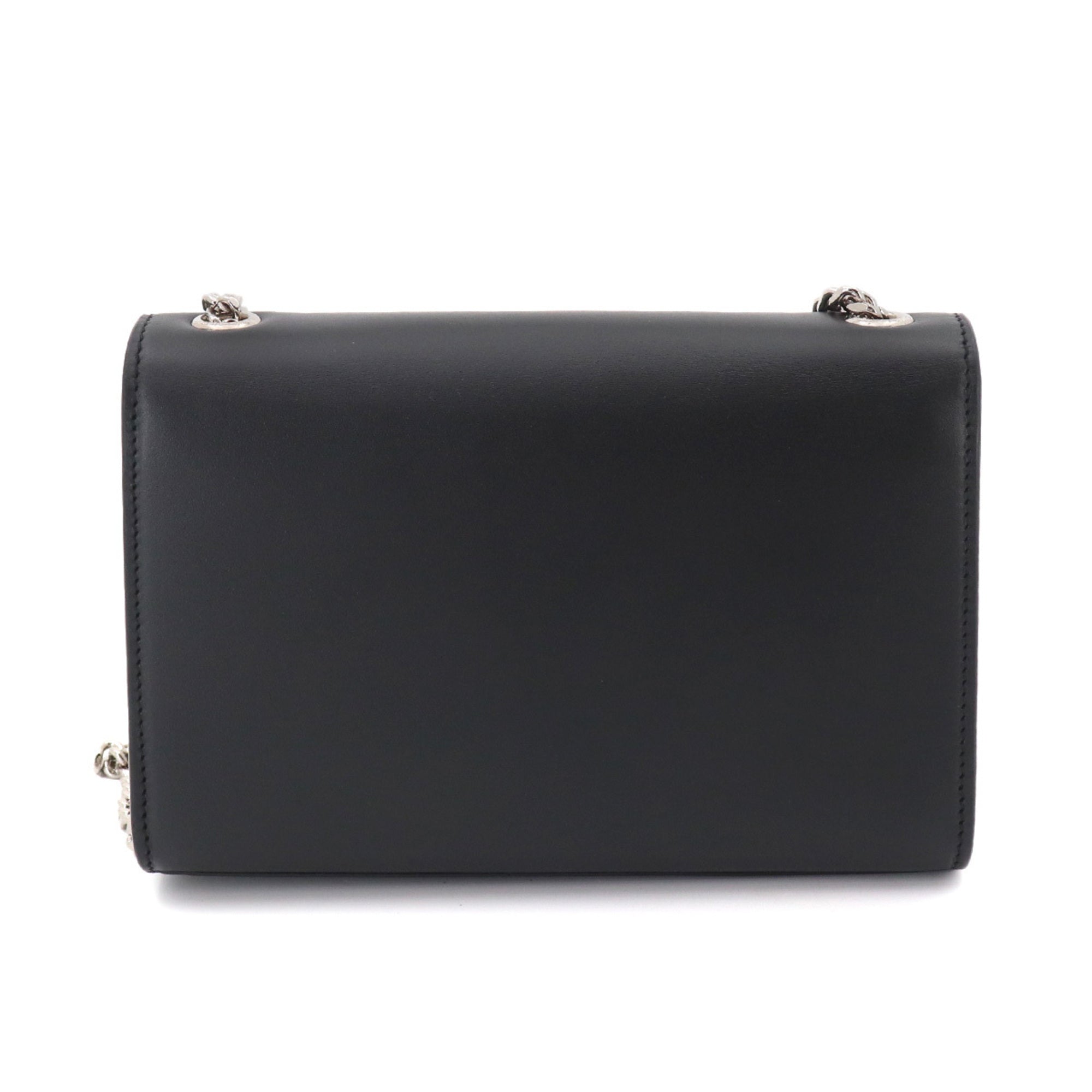 Saint Laurent Black Leather Handbag Shoulder Bag (Pre-Owned)