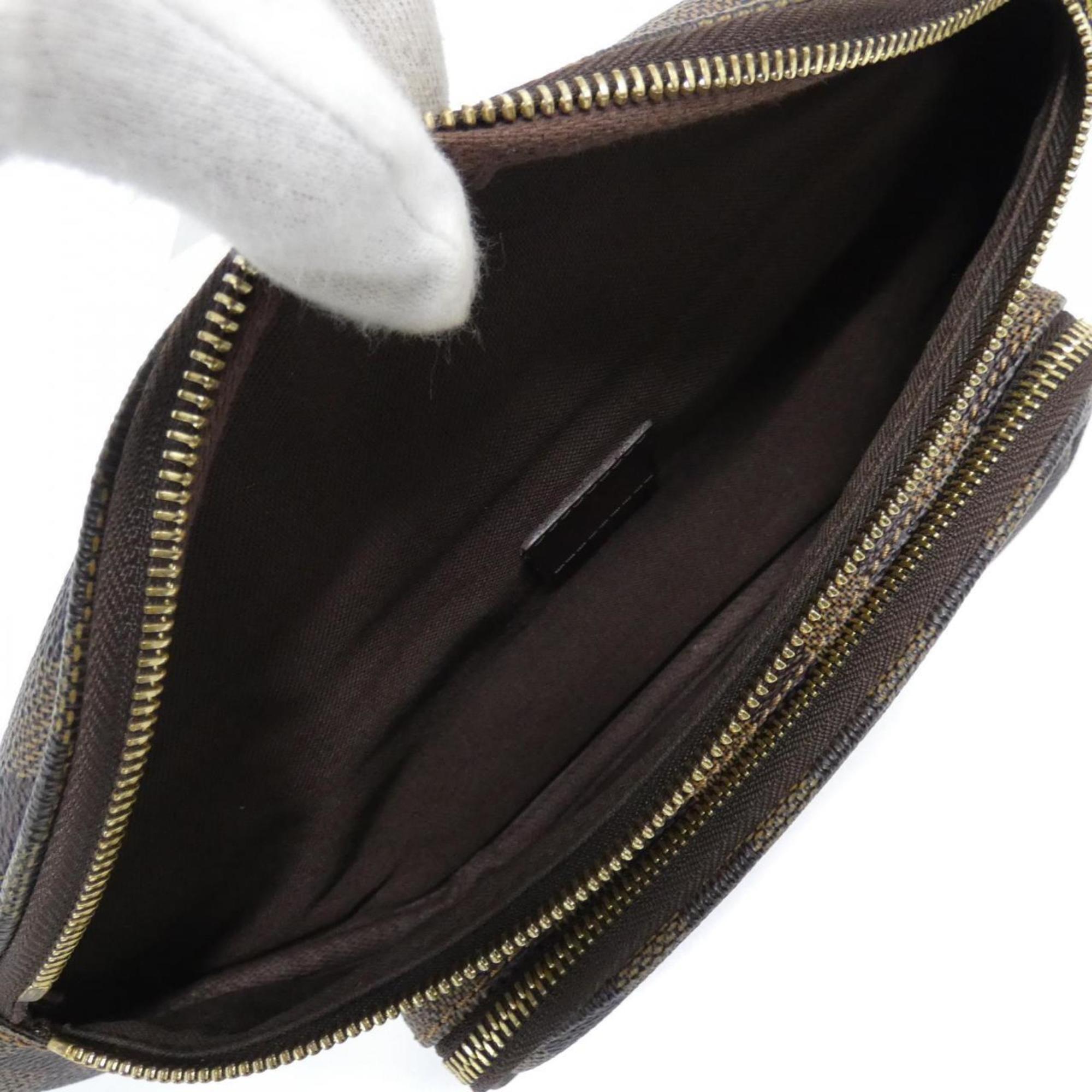 Louis Vuitton Ebene Coated Canvas Shoulder Bag (Pre-Owned)