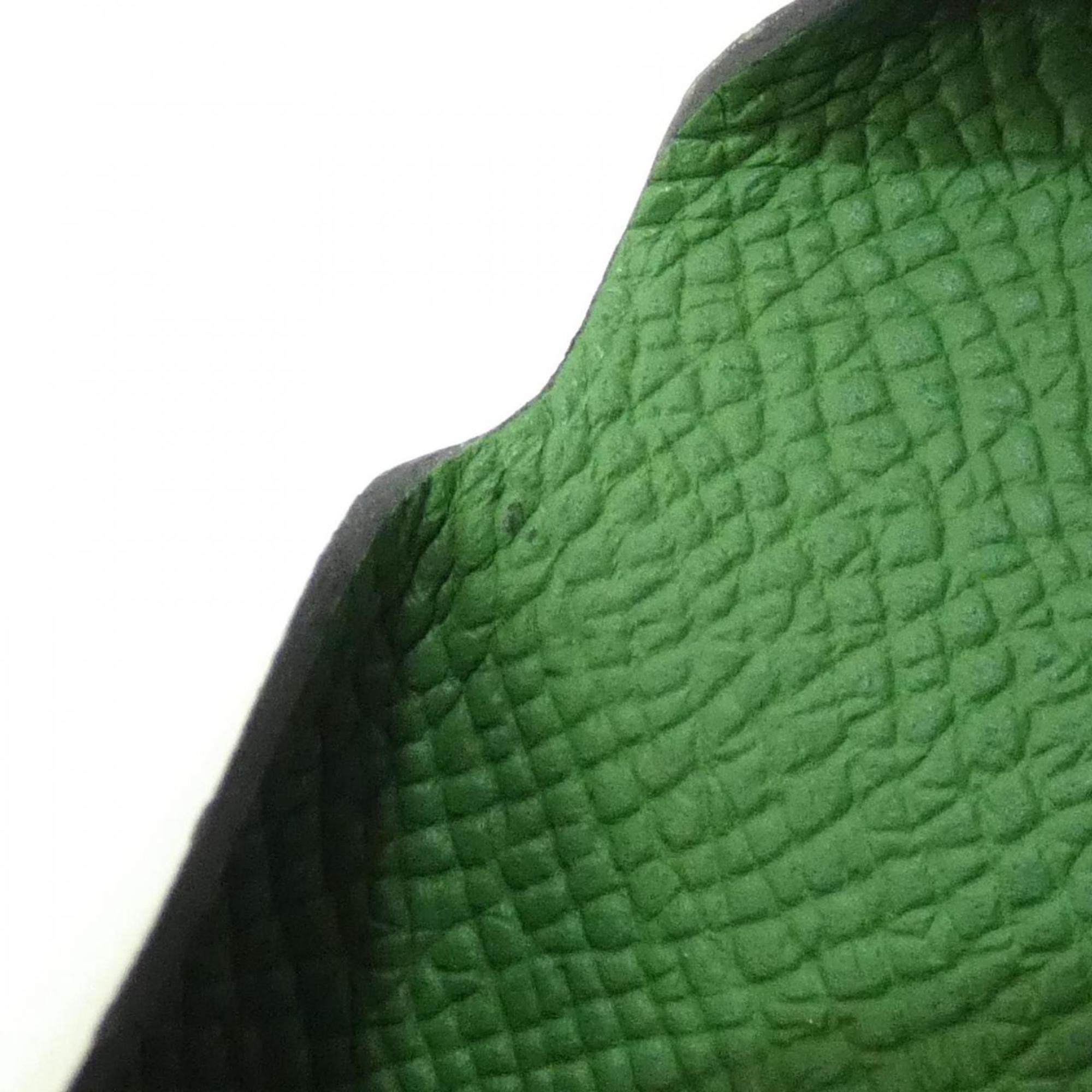 Hermes Bastia Vert Epsom Leather Coin Purse/Coin Case (Pre-Owned)