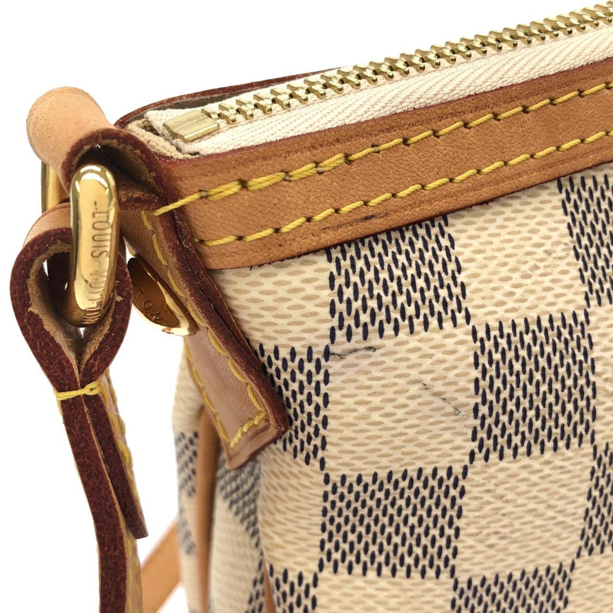 Louis Vuitton Damier Azur Azur Coated Canvas Shoulder Bag (Pre-Owned)