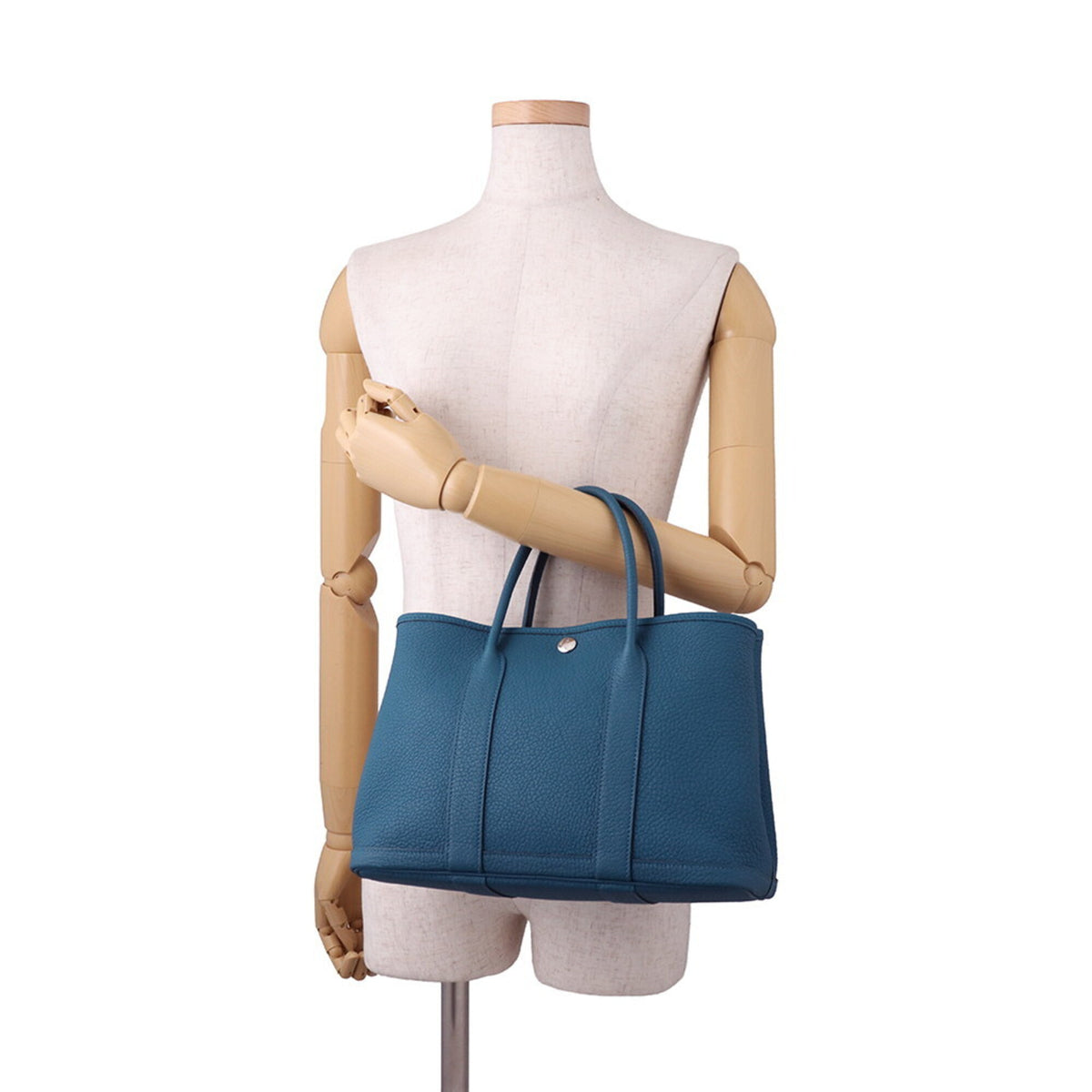Hermes Garden Colvert Negonda Leather Handbag Tote Bag (Pre-Owned)