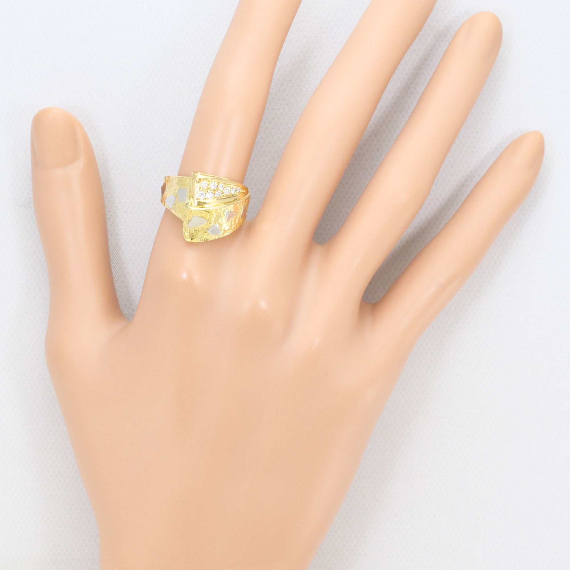 Unbranded Platinum Yellow Gold Yellow Gold (18K) Platinum 900 Band Ring (Pre-Owned)