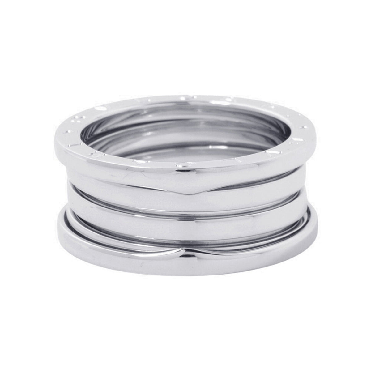 Bvlgari White Gold (18K) Band Ring (Pre-Owned)