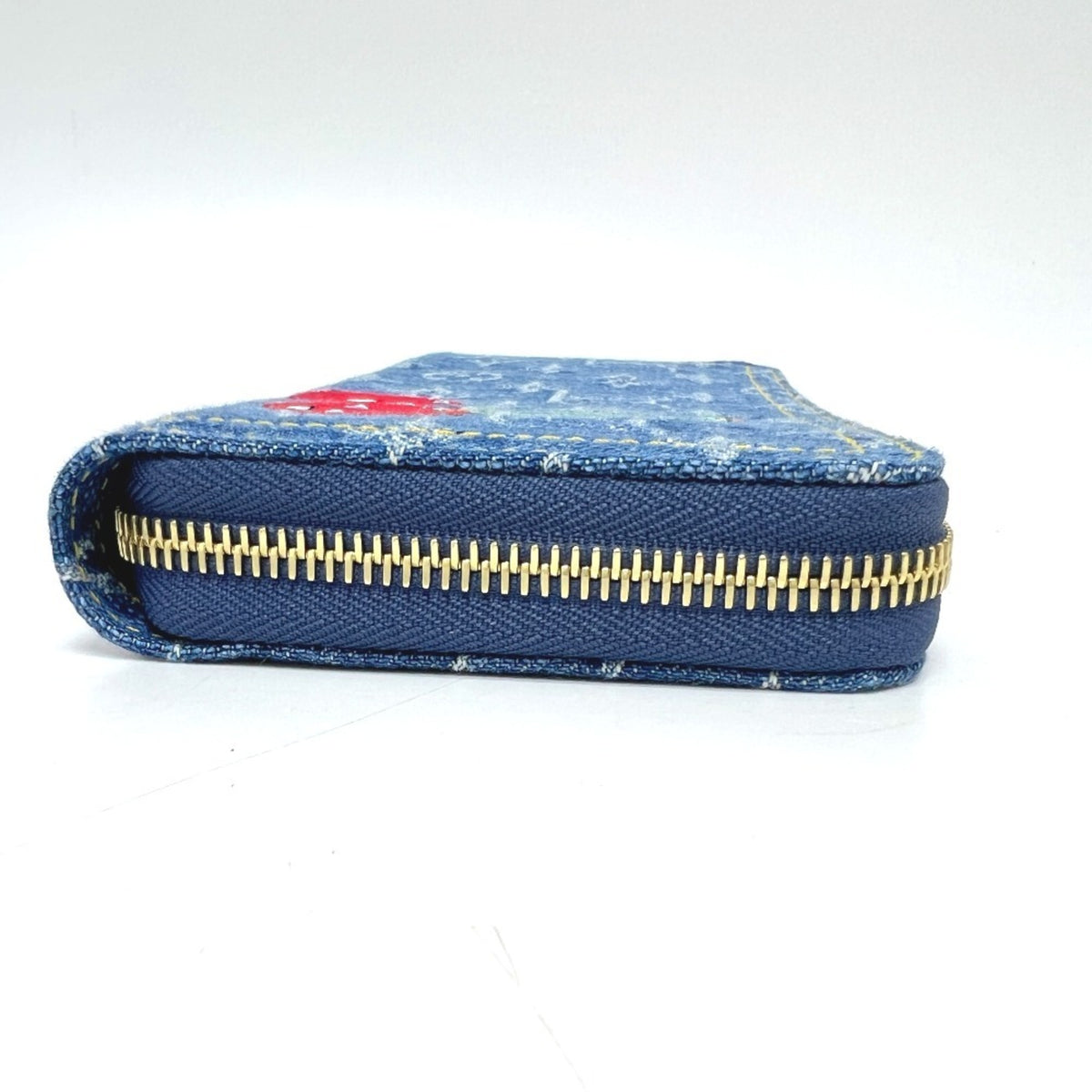 Louis Vuitton Monogram Denim Blue Monogram Denim Long Wallet (Bi-Fold) (Pre-Owned)