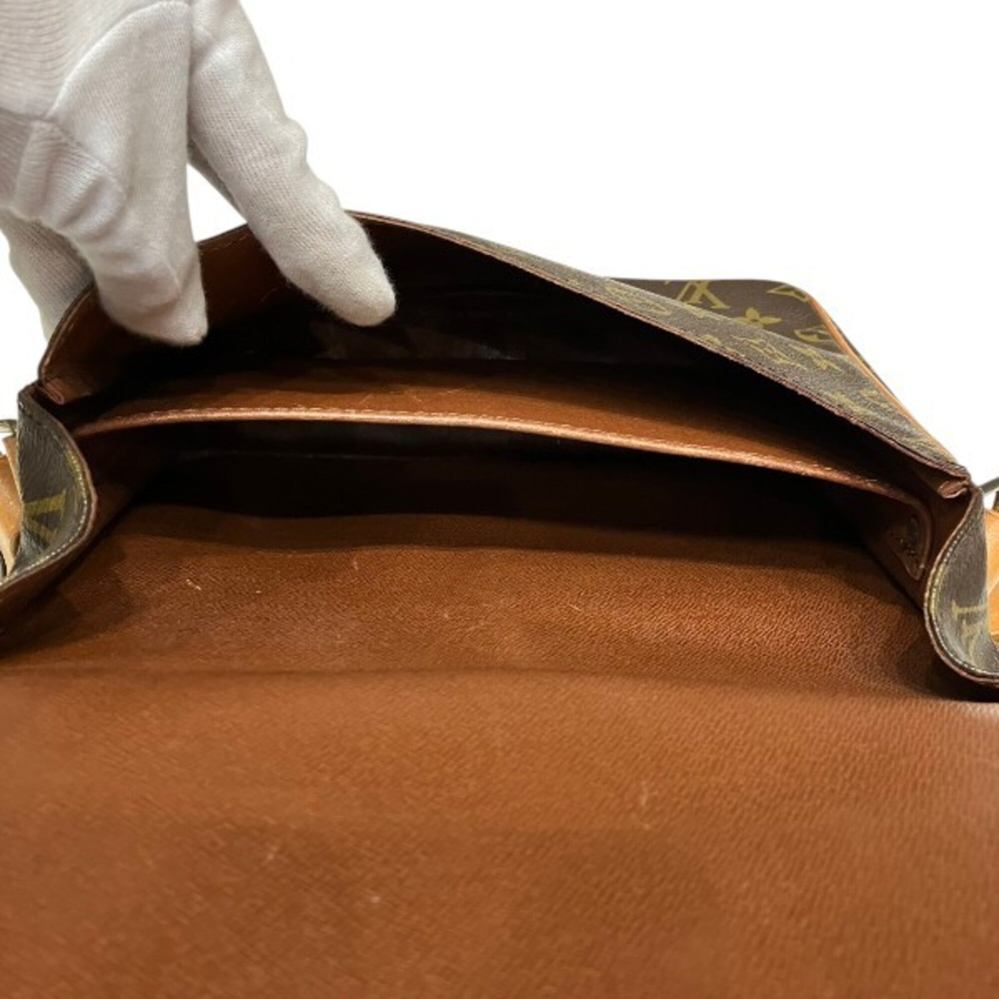 Louis Vuitton Brown Monogram Handbag Shoulder Bag (Pre-Owned)