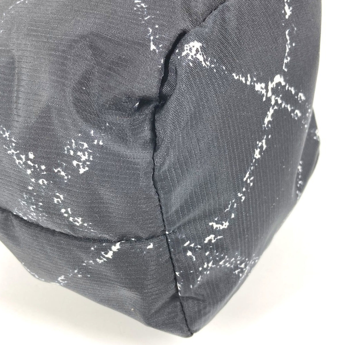 Chanel Travel Line Black Nylon Handbag (Pre-Owned)
