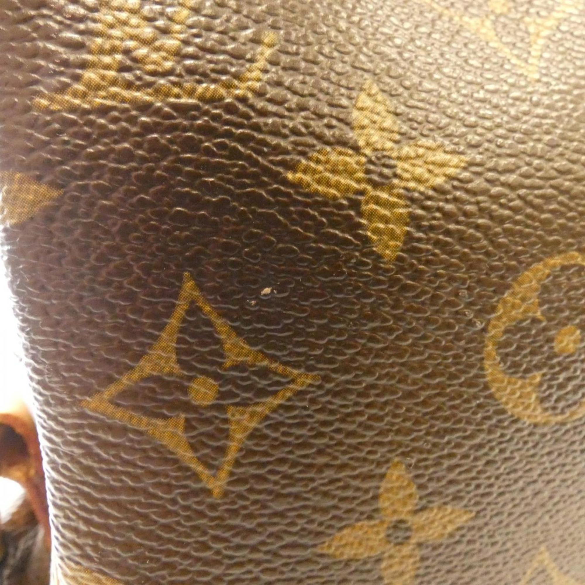 Louis Vuitton Marron Coated Canvas Shoulder Bag (Pre-Owned)