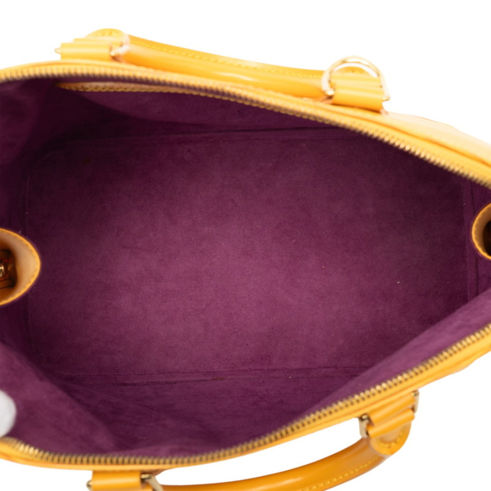 Louis Vuitton Yellow Leather Handbag (Pre-Owned)