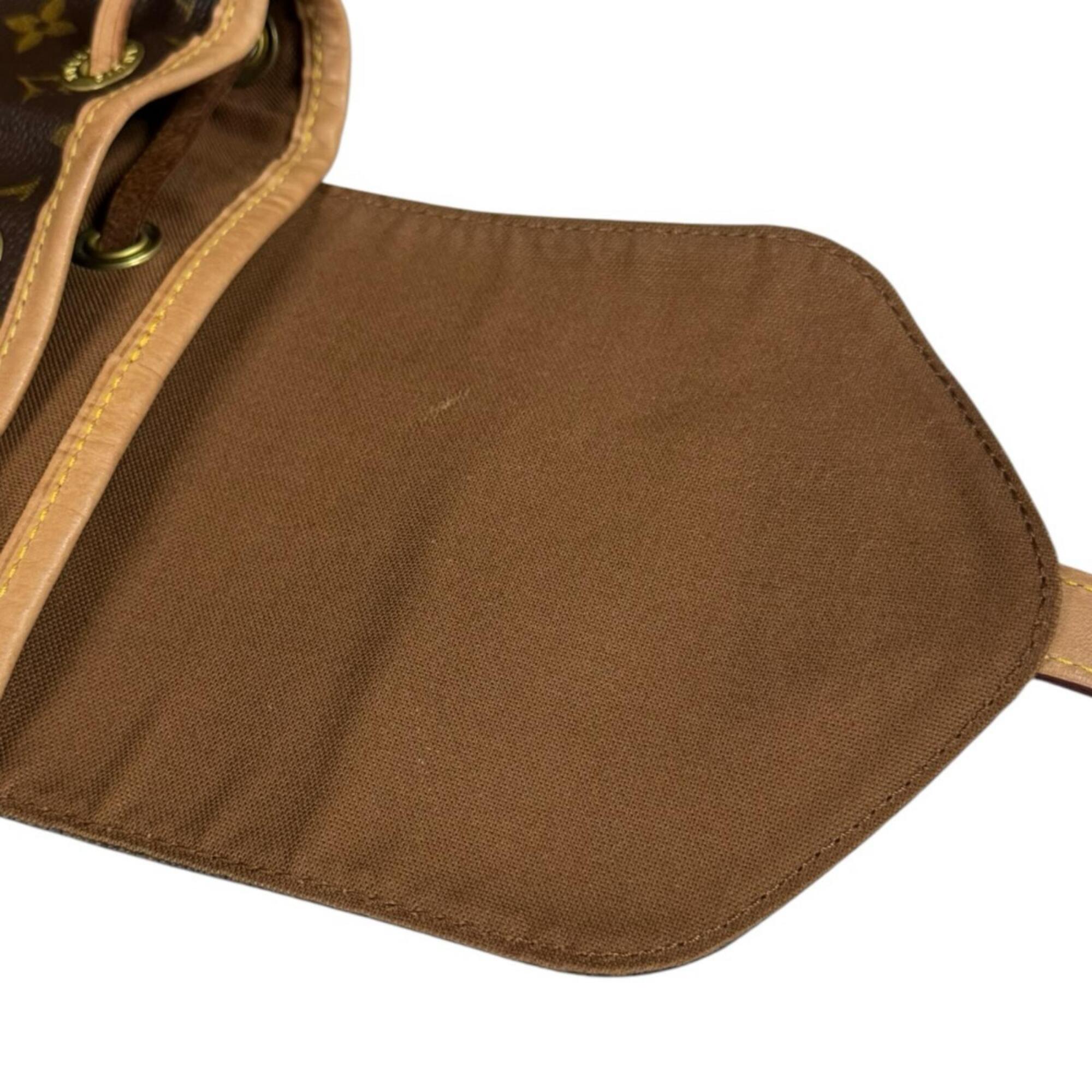Louis Vuitton Brown Monogram Canvas Backpack (Pre-Owned)