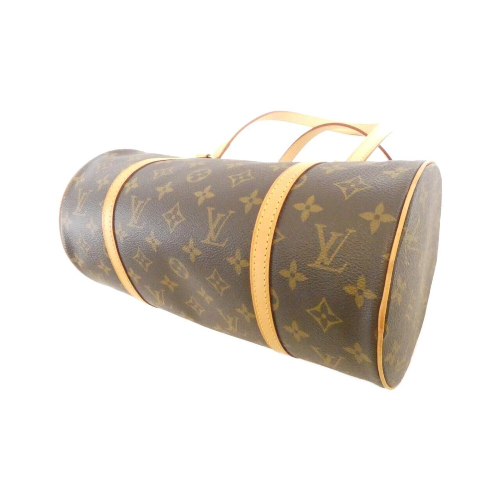 Louis Vuitton Monogram Marron Coated Canvas Handbag (Pre-Owned)