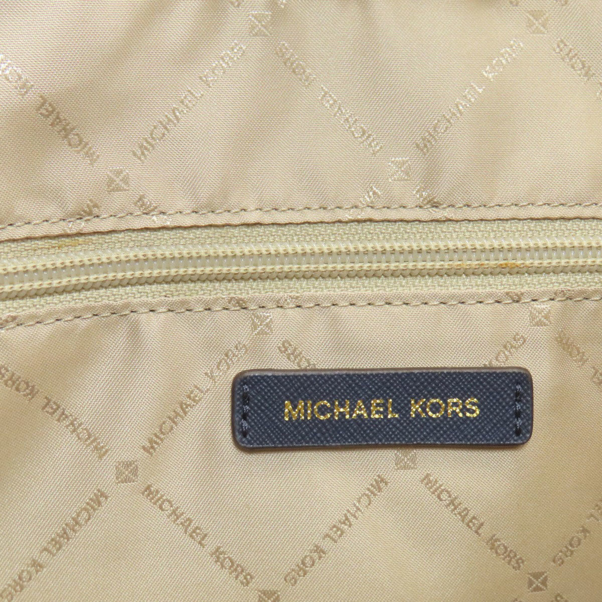 Michael Kors Navy Pvc Tote Bag (Pre-Owned)