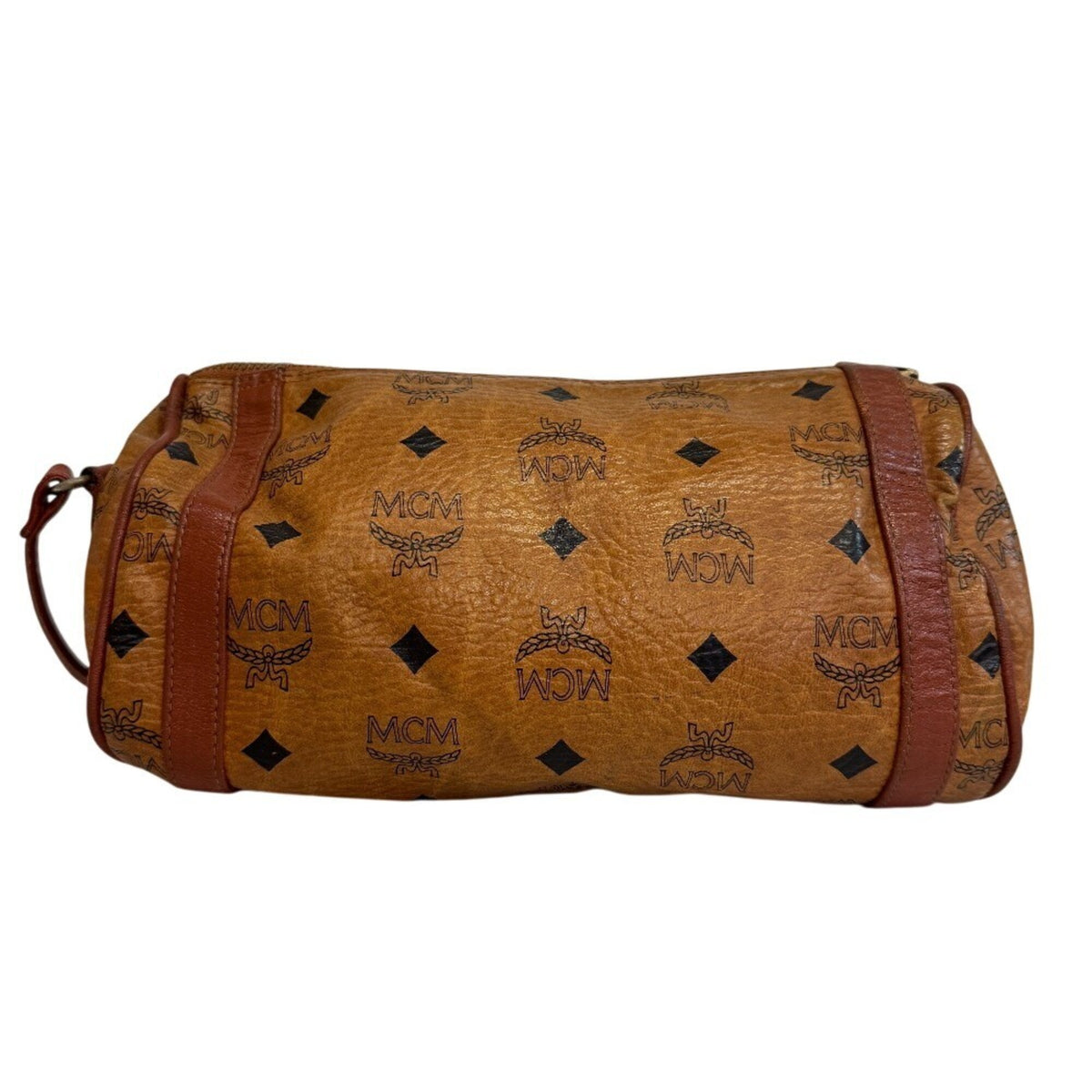 Mcm Brown Leather Shoulder Bag (Pre-Owned)