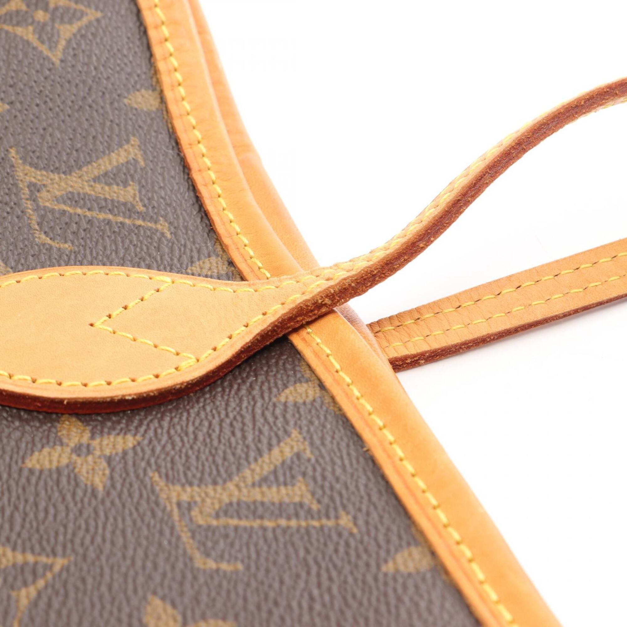 Louis Vuitton Brown Pvc Leather Handbag Tote Bag (Pre-Owned)