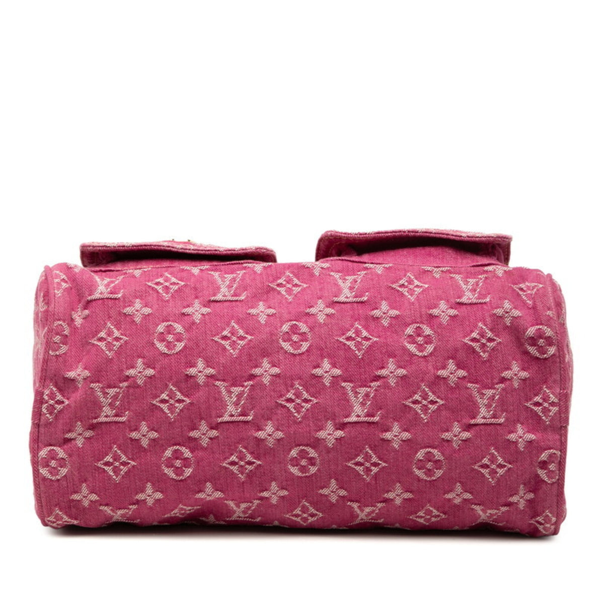 Louis Vuitton Pink Denim Handbag (Pre-Owned)