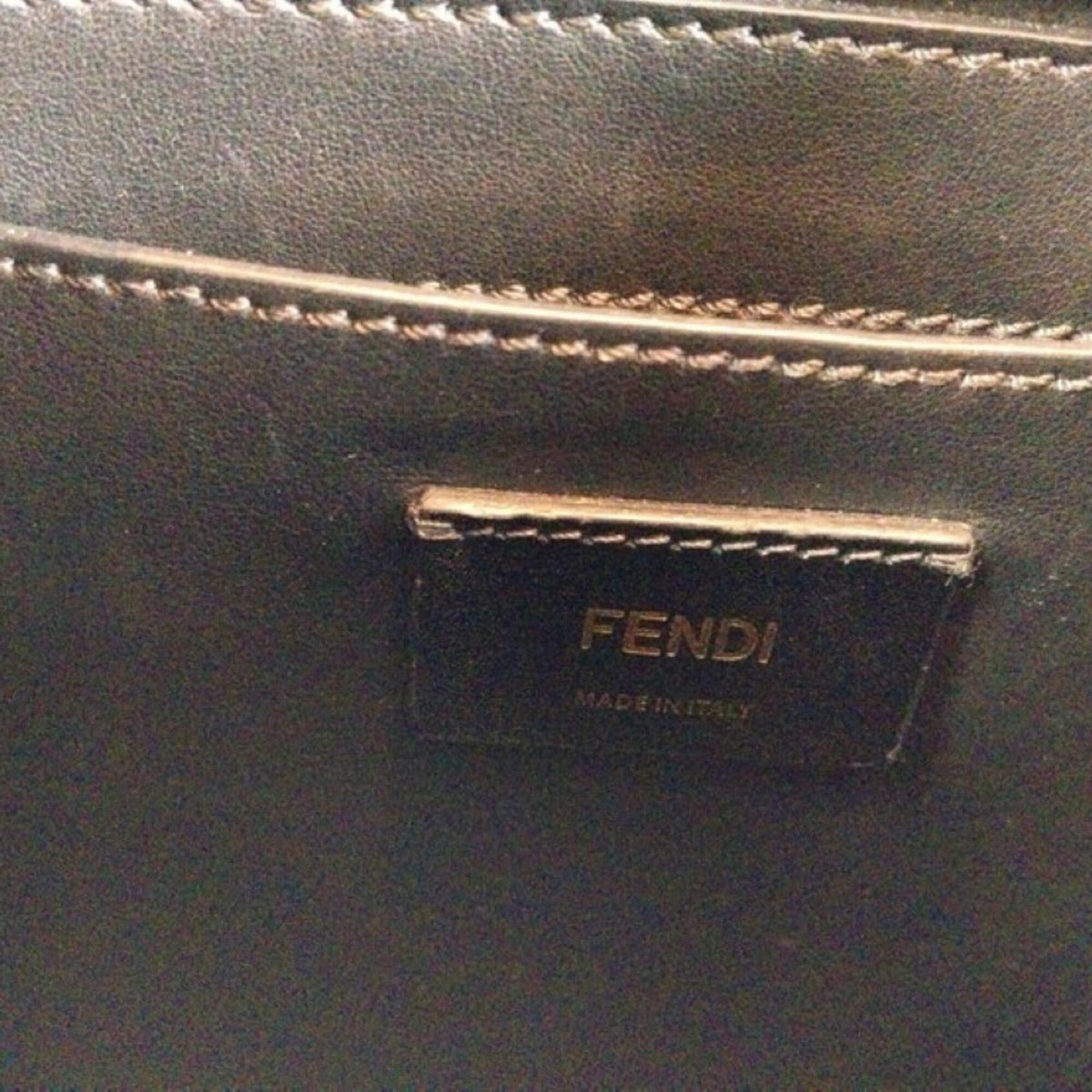 Fendi Yellow Leather Handbag (Pre-Owned)