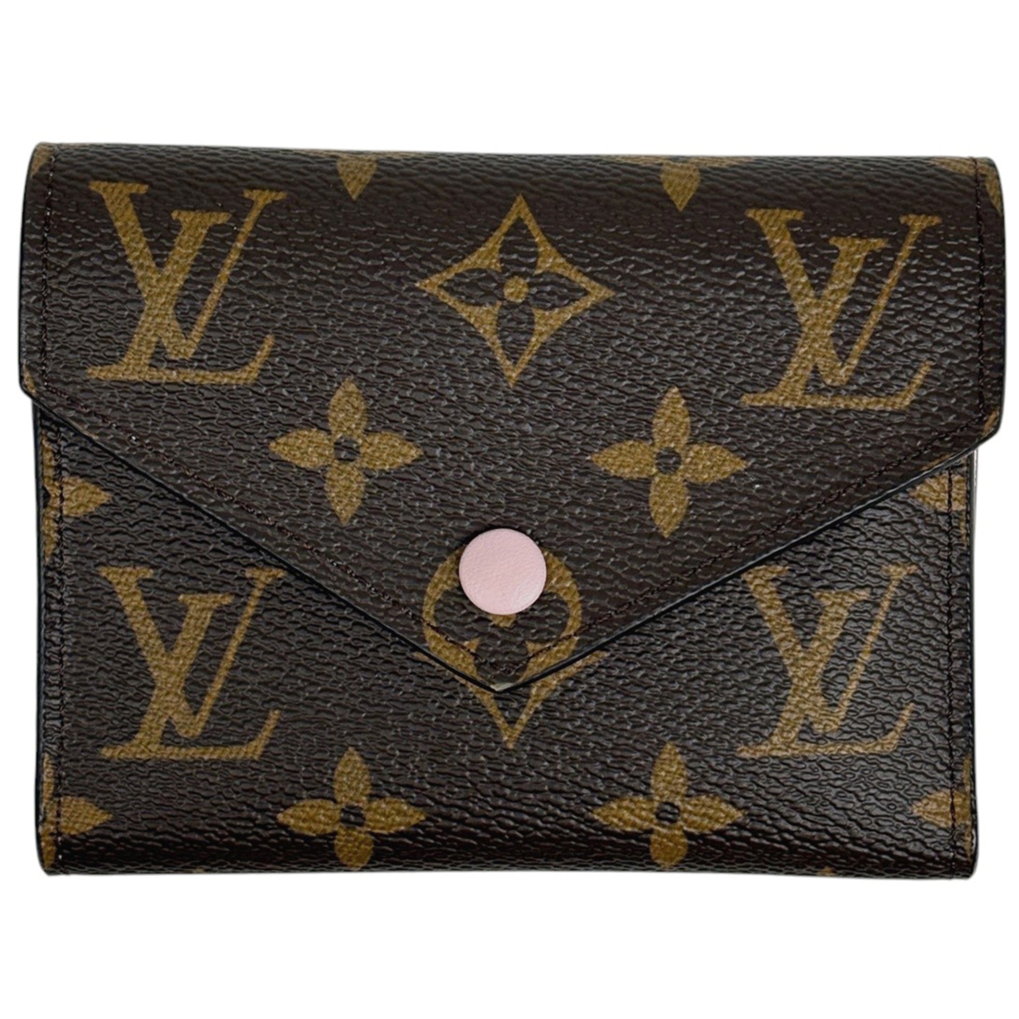 Louis Vuitton Brown Rose Ballerine Monogram Wallet (Tri-Fold) (Pre-Owned)