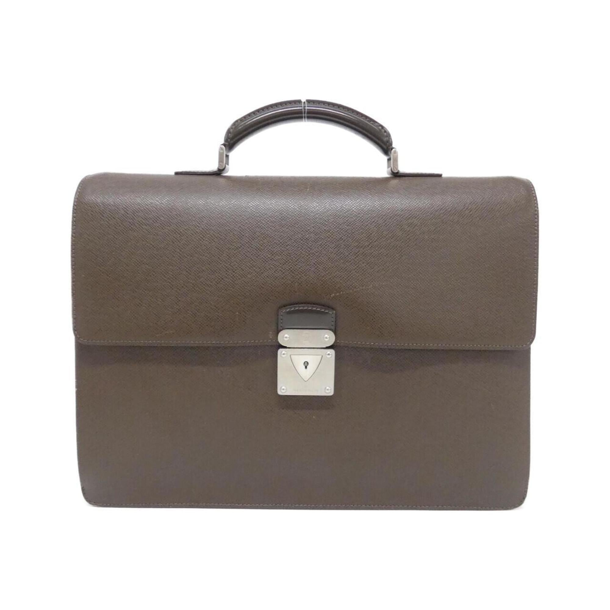 Louis Vuitton Brown Grizzly Leather Handbag (Pre-Owned)