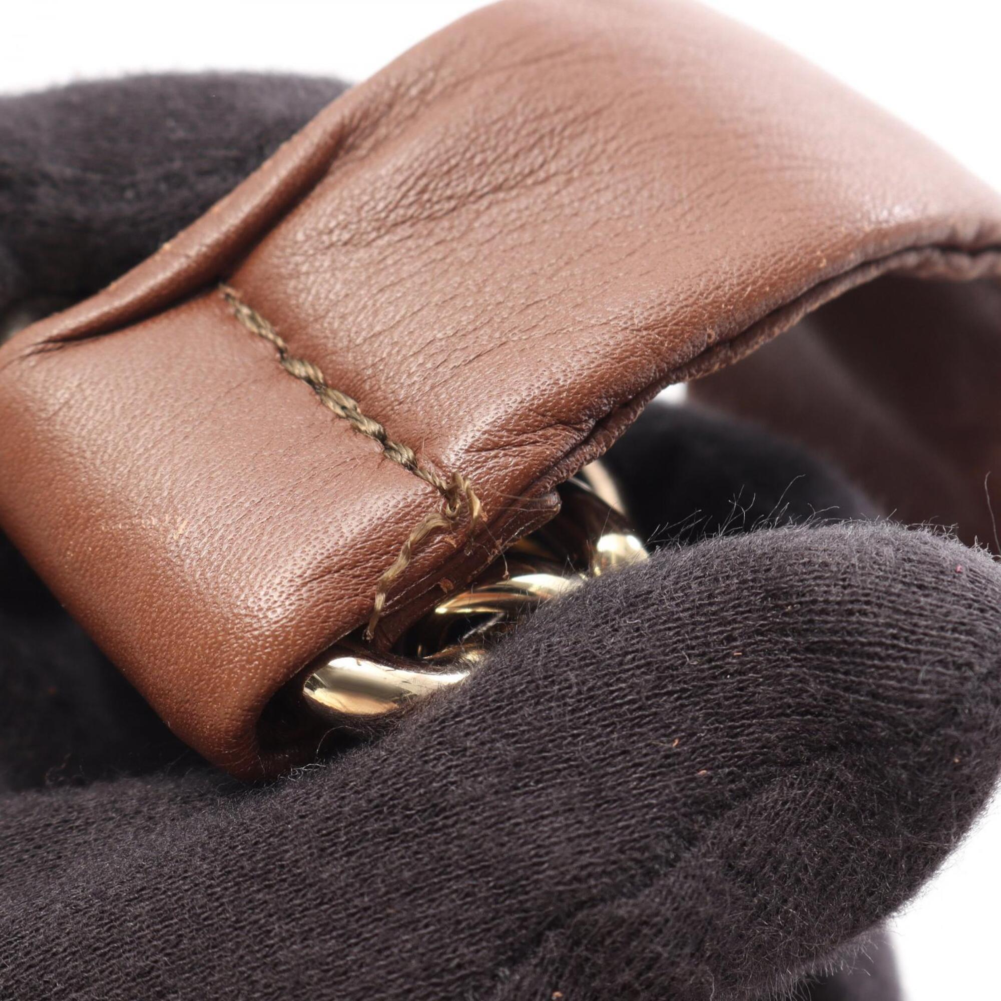 Celine Brown Suede Handbag Shoulder Bag (Pre-Owned)