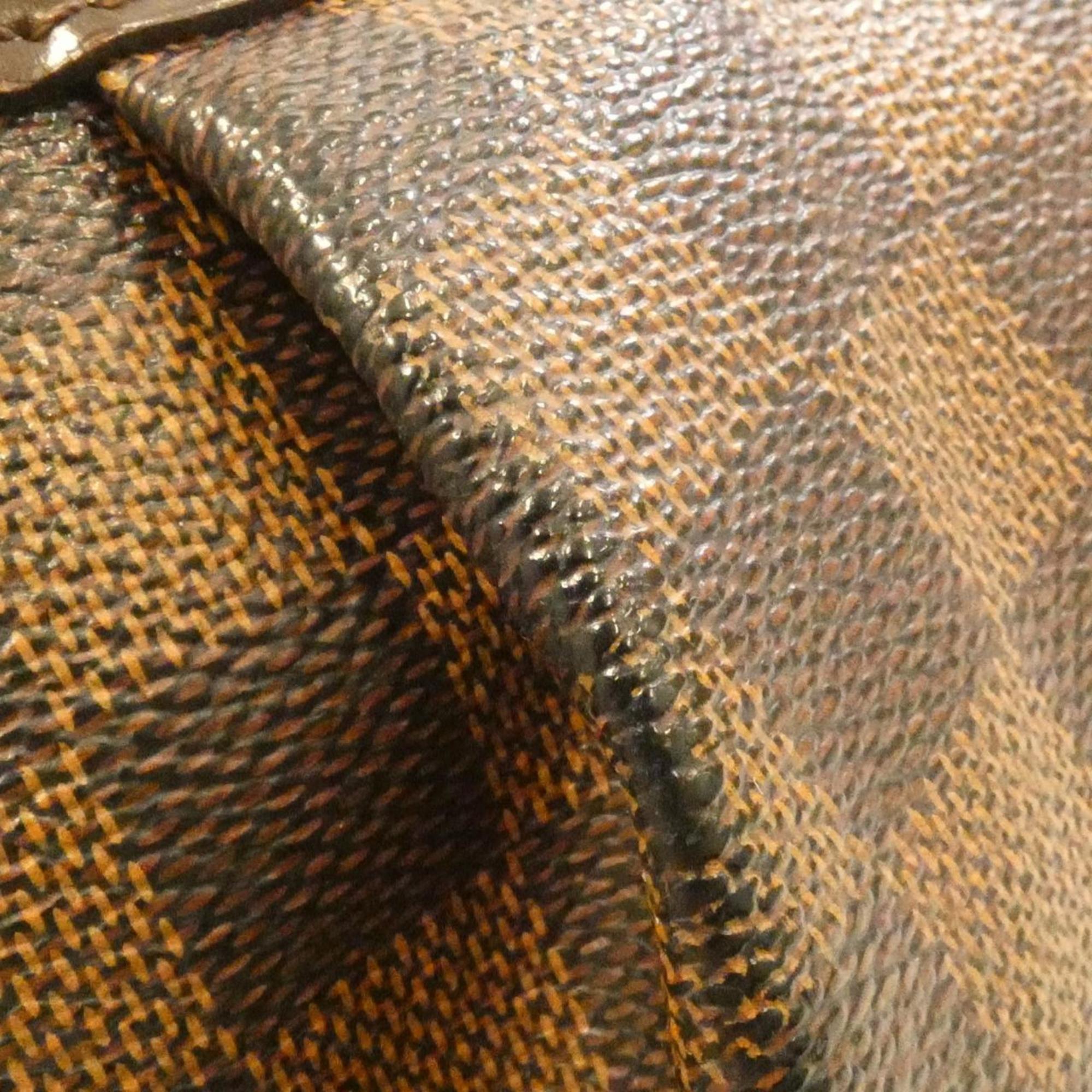 Louis Vuitton Brown Coated Canvas Handbag (Pre-Owned)