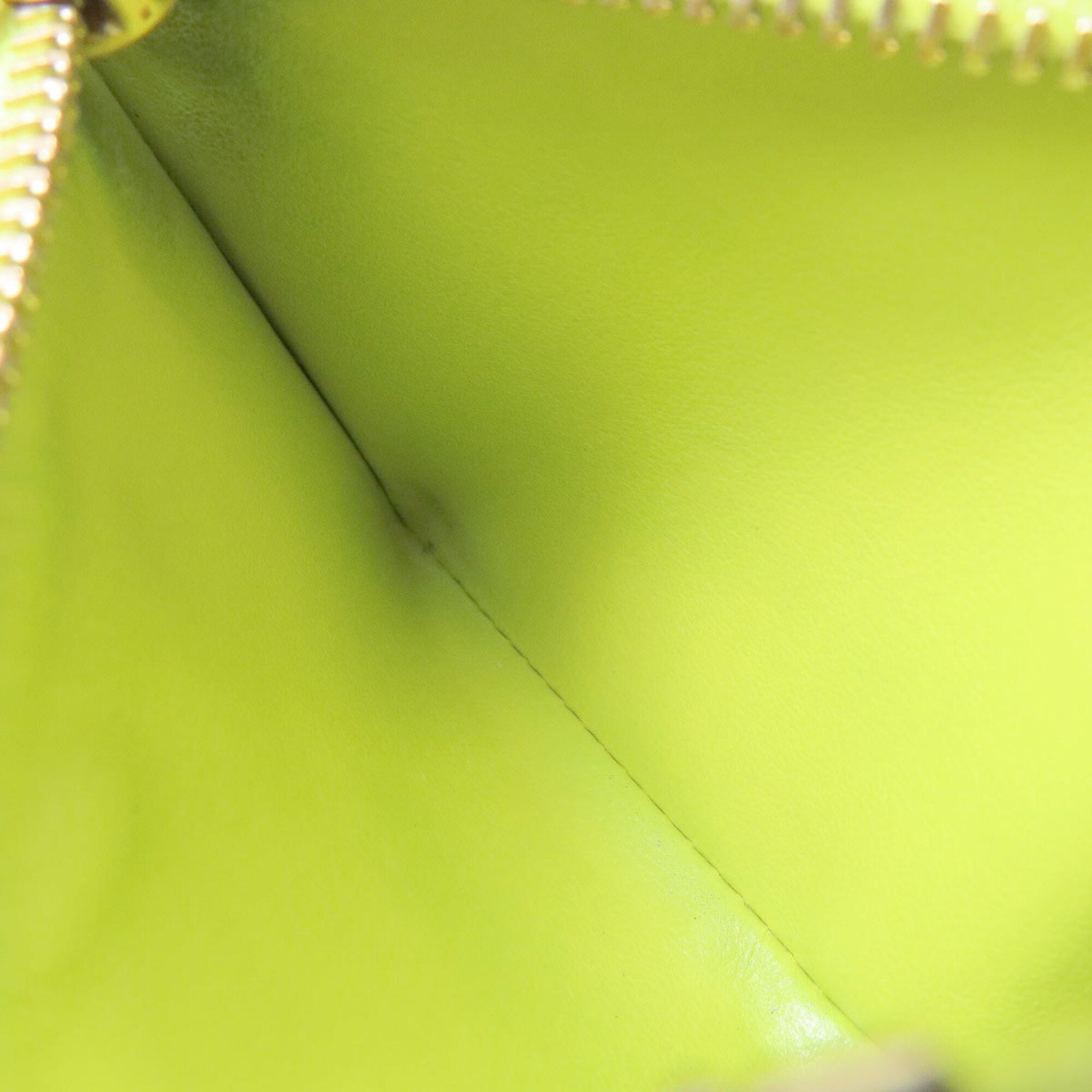 Bottega Veneta Light Green Leather Wallet (Bi-Fold) (Pre-Owned)