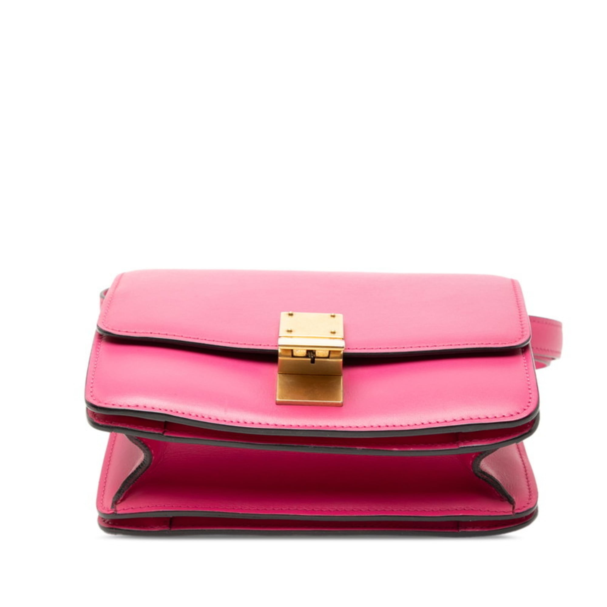 Celine Pink Leather Shoulder Bag (Pre-Owned)
