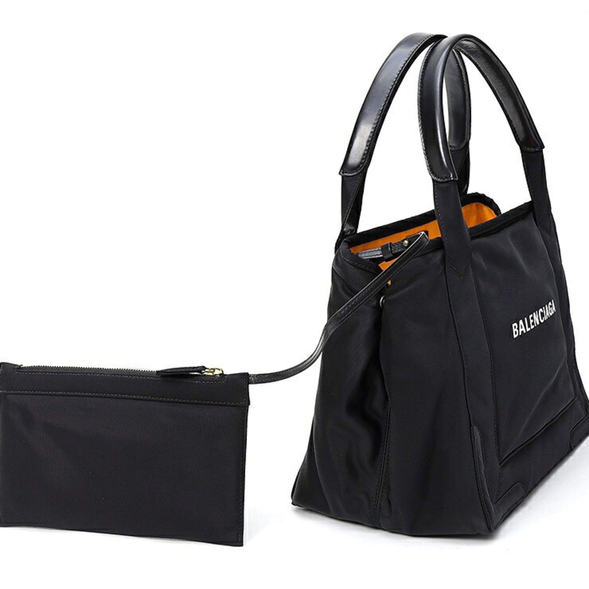 Balenciaga Black Nylon Tote Bag (Pre-Owned)