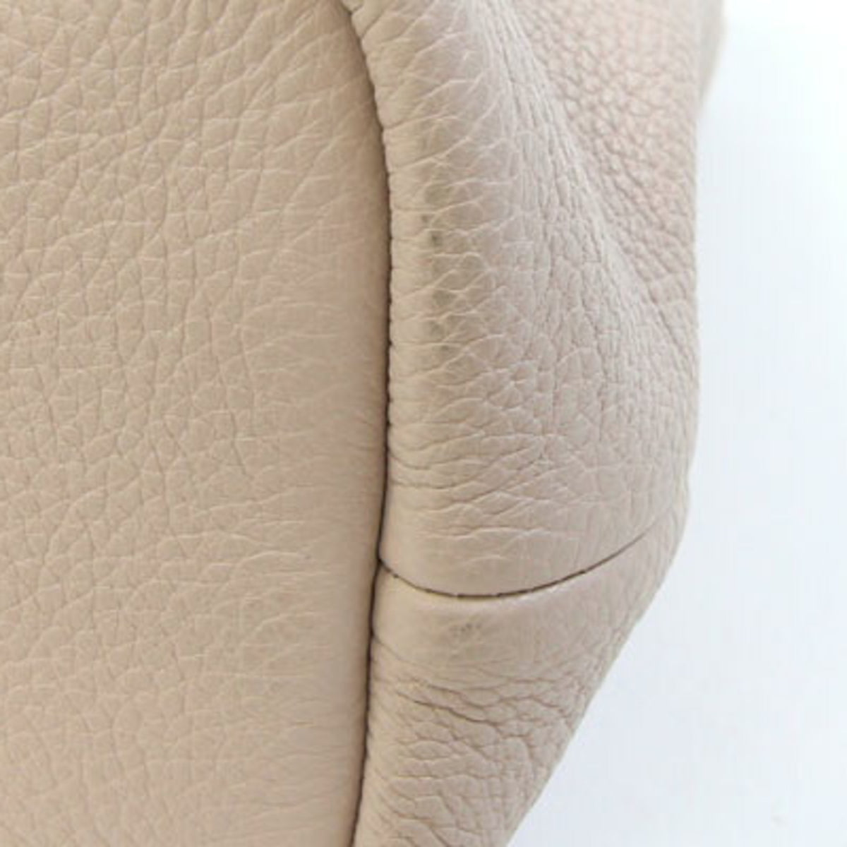 Prada Pink Beige Leather Handbag (Pre-Owned)