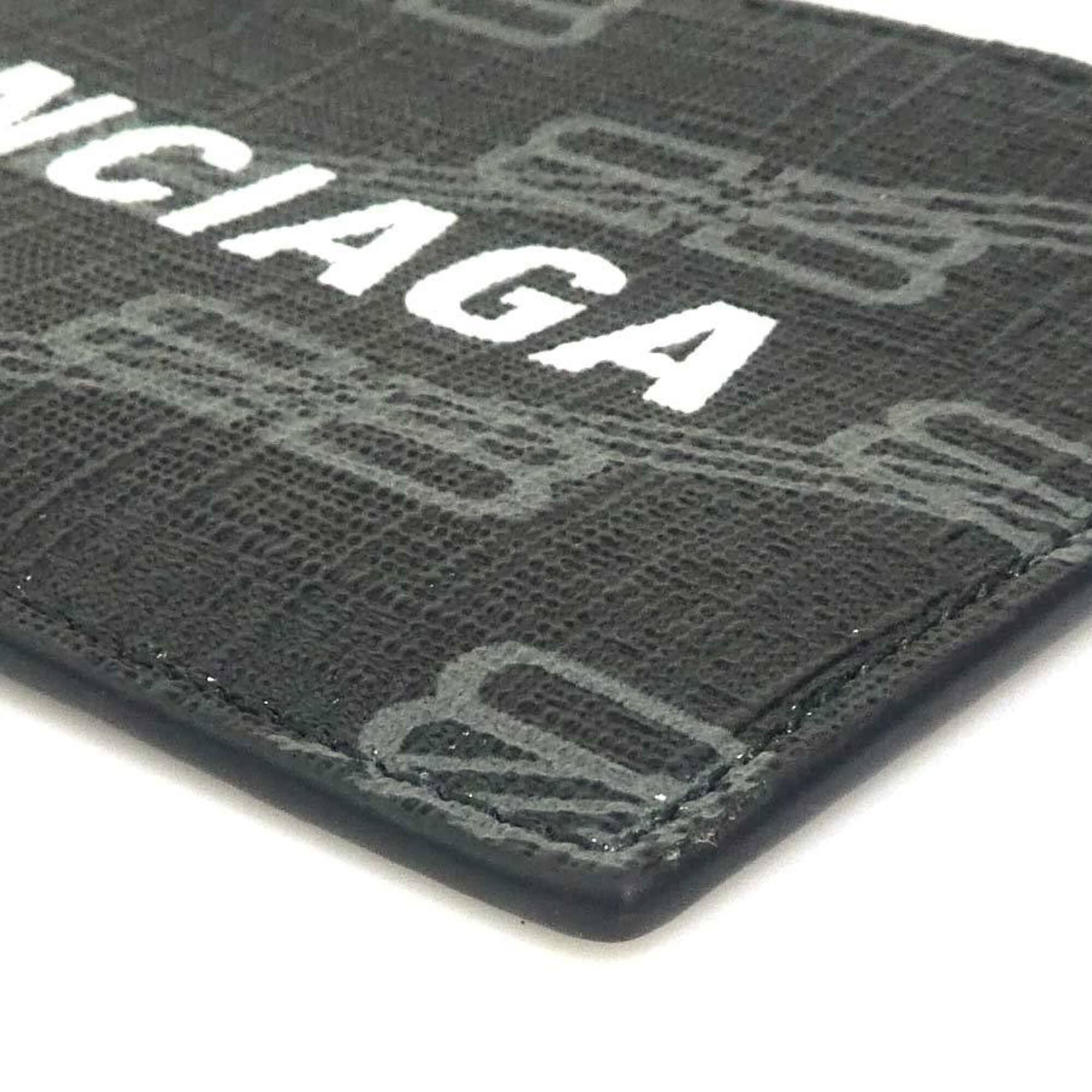 Balenciaga Black Leather Coin Purse/Coin Case (Pre-Owned)